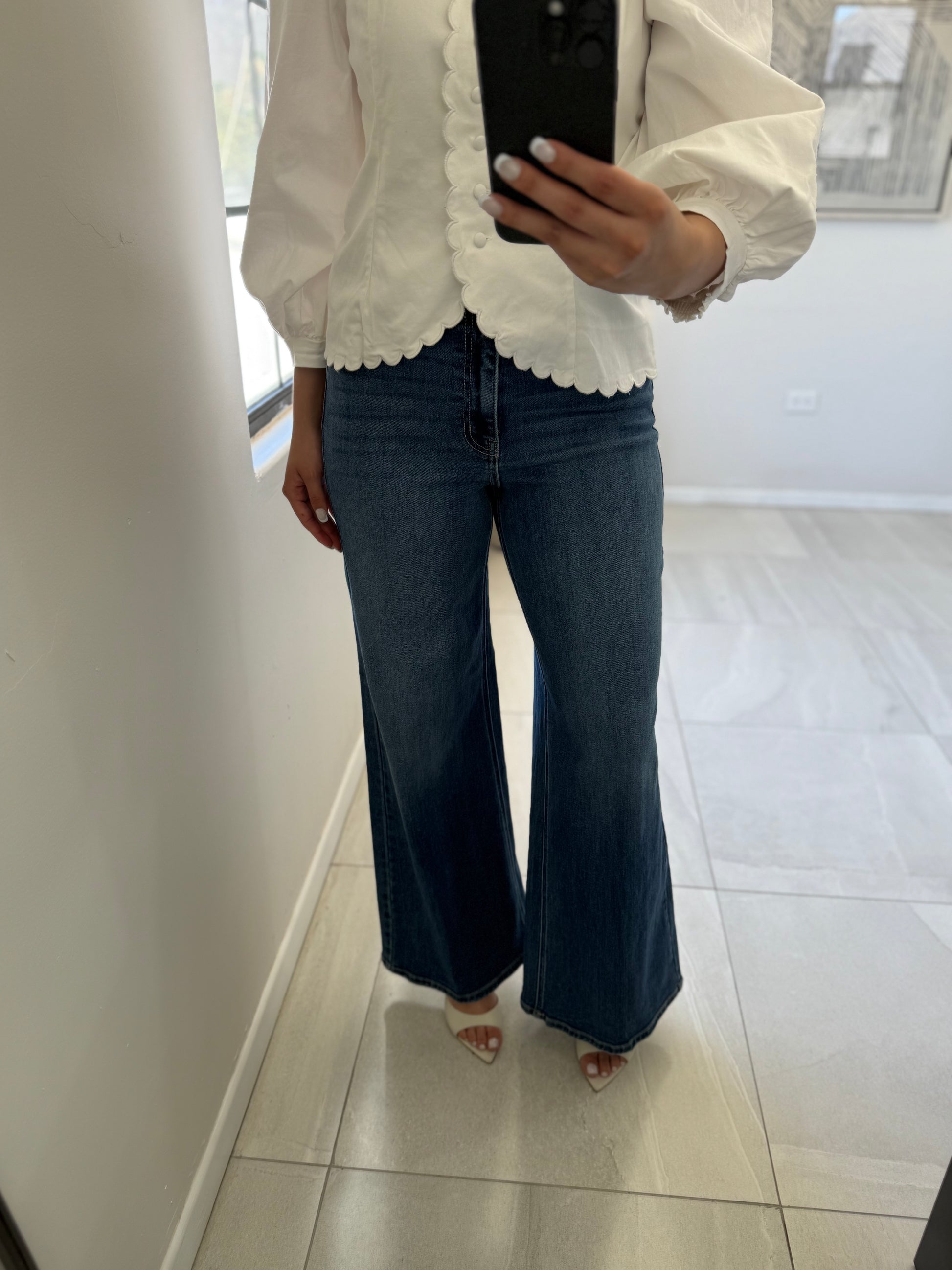 Inseam High Rise Wide Leg