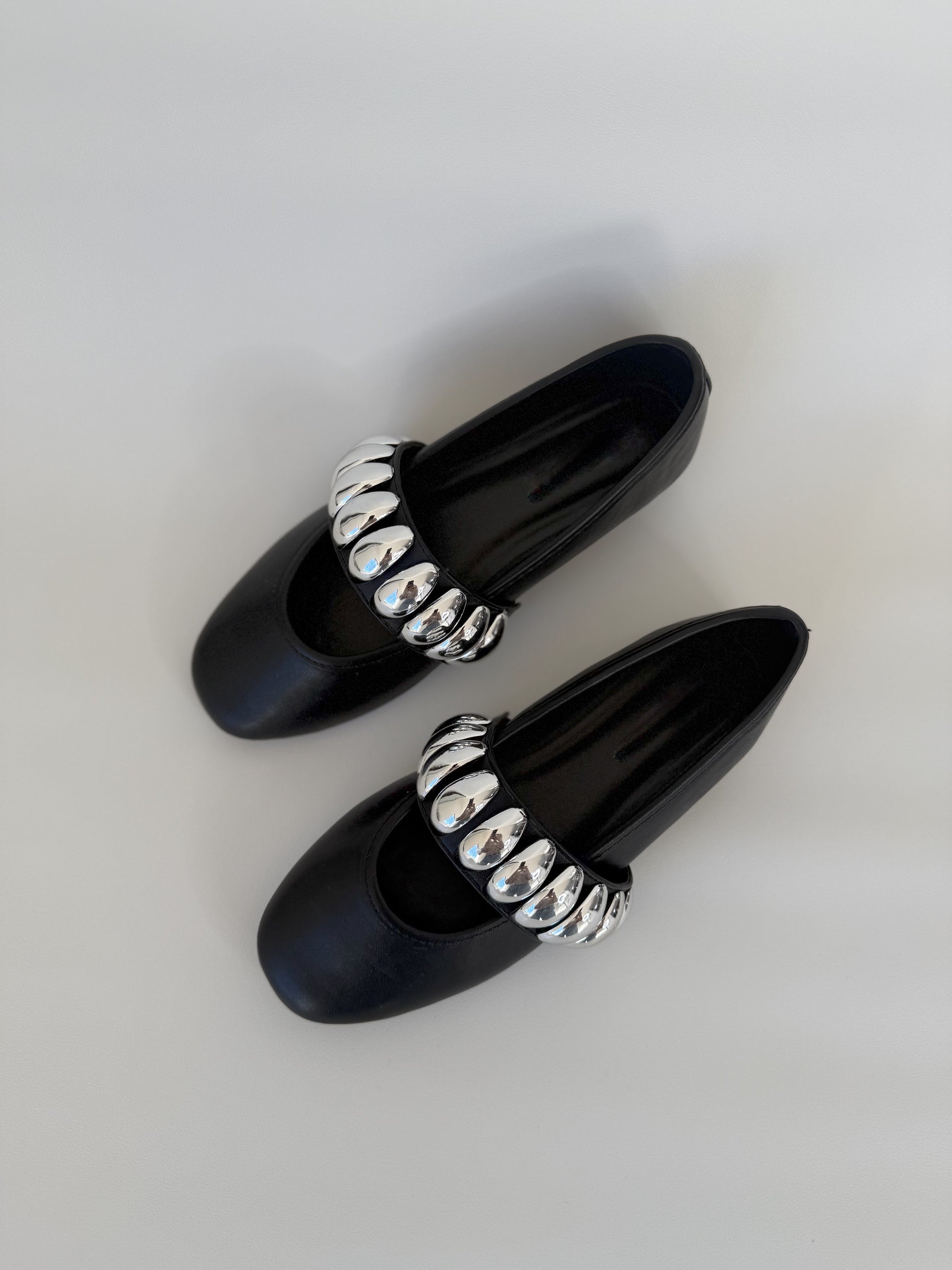Alaia Silver Flats