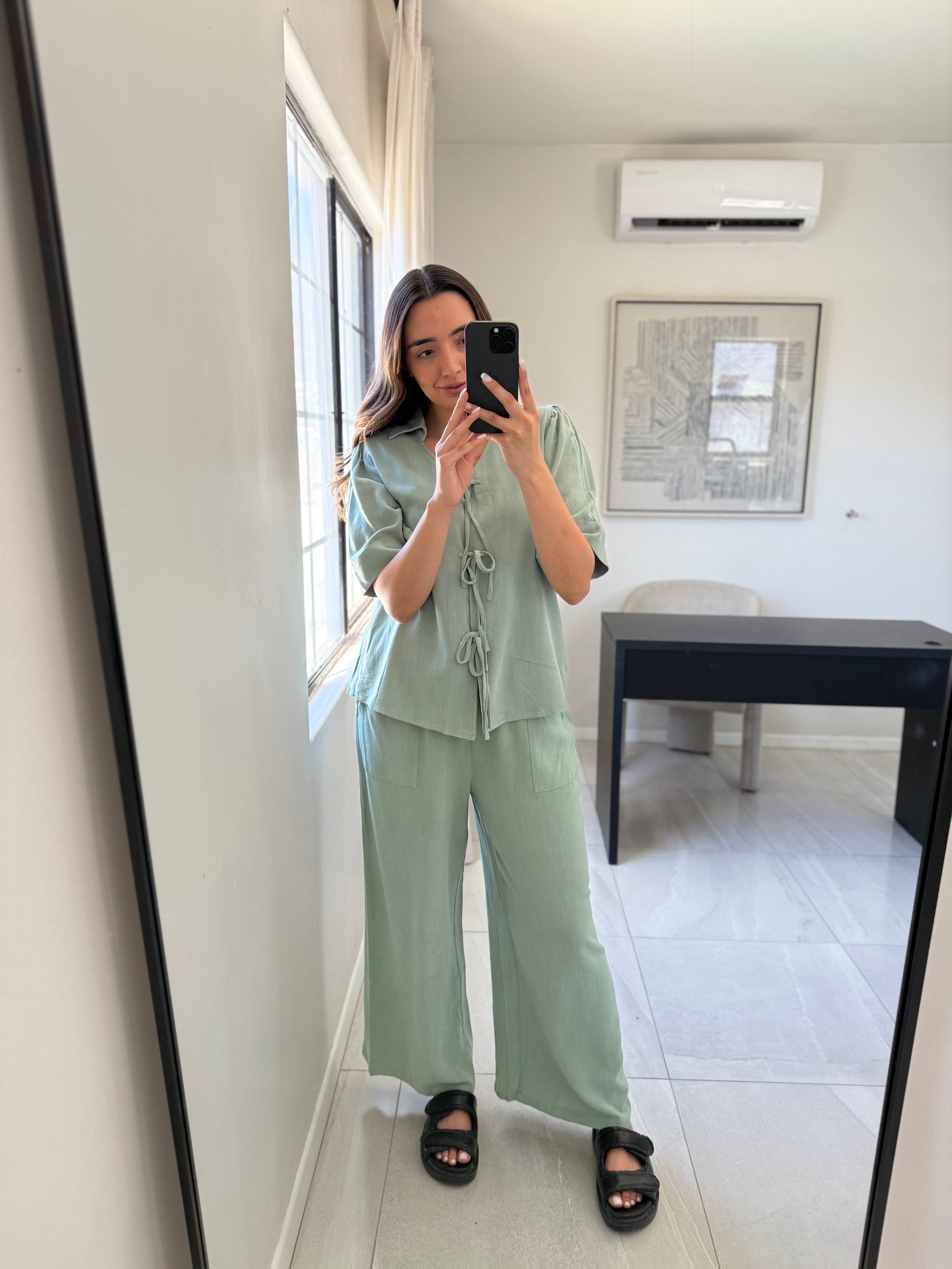 Set traje Menta