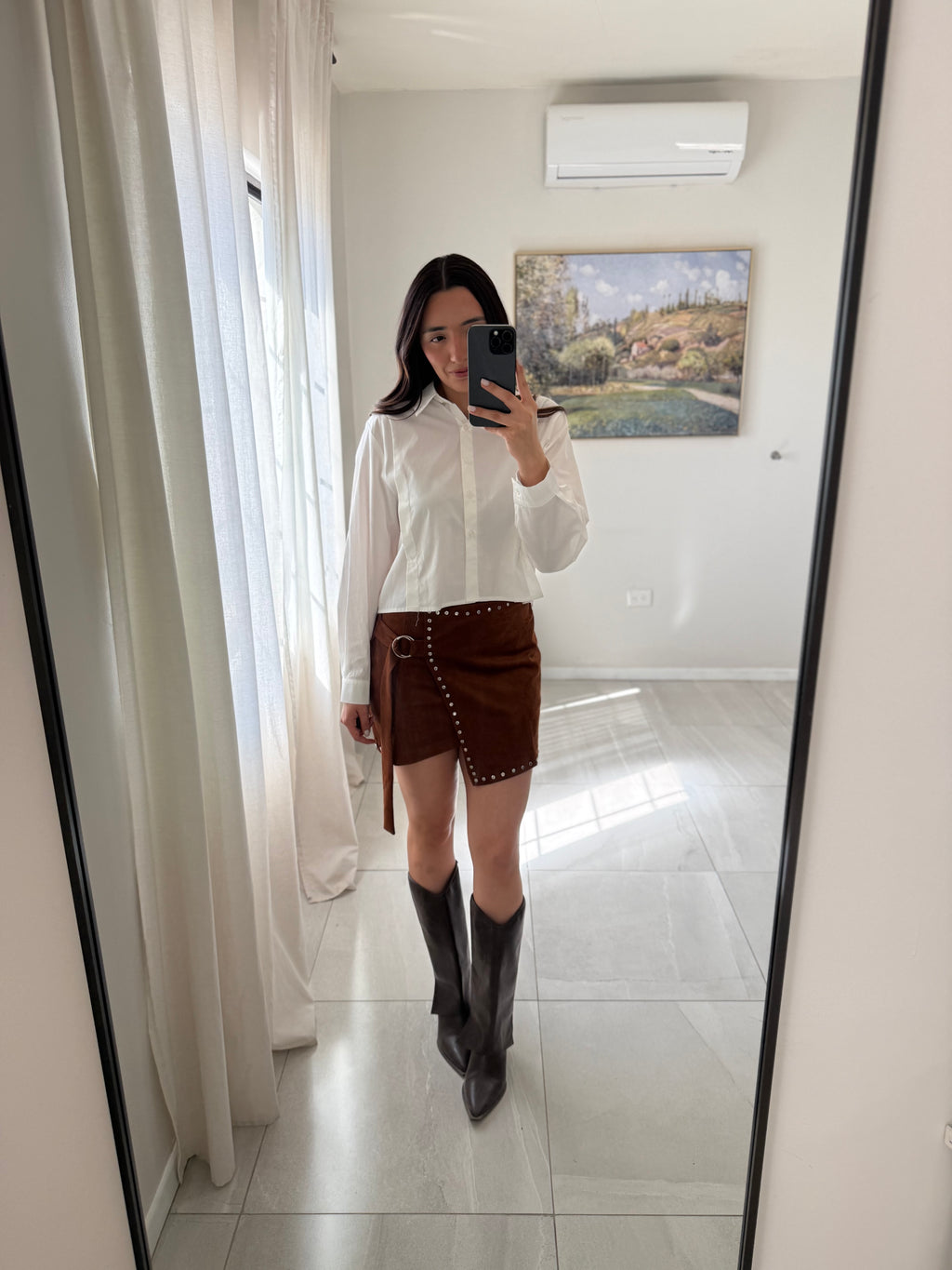 Long Sleeve Button Collar Shirt