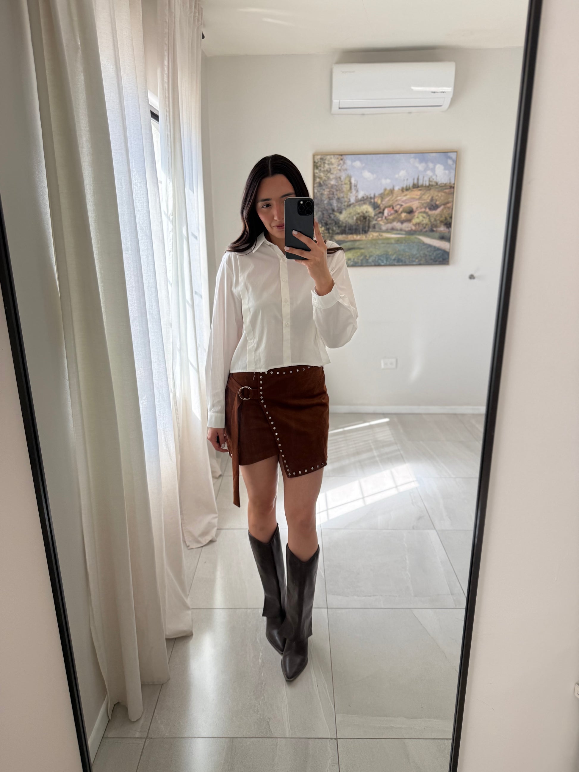Long Sleeve Button Collar Shirt