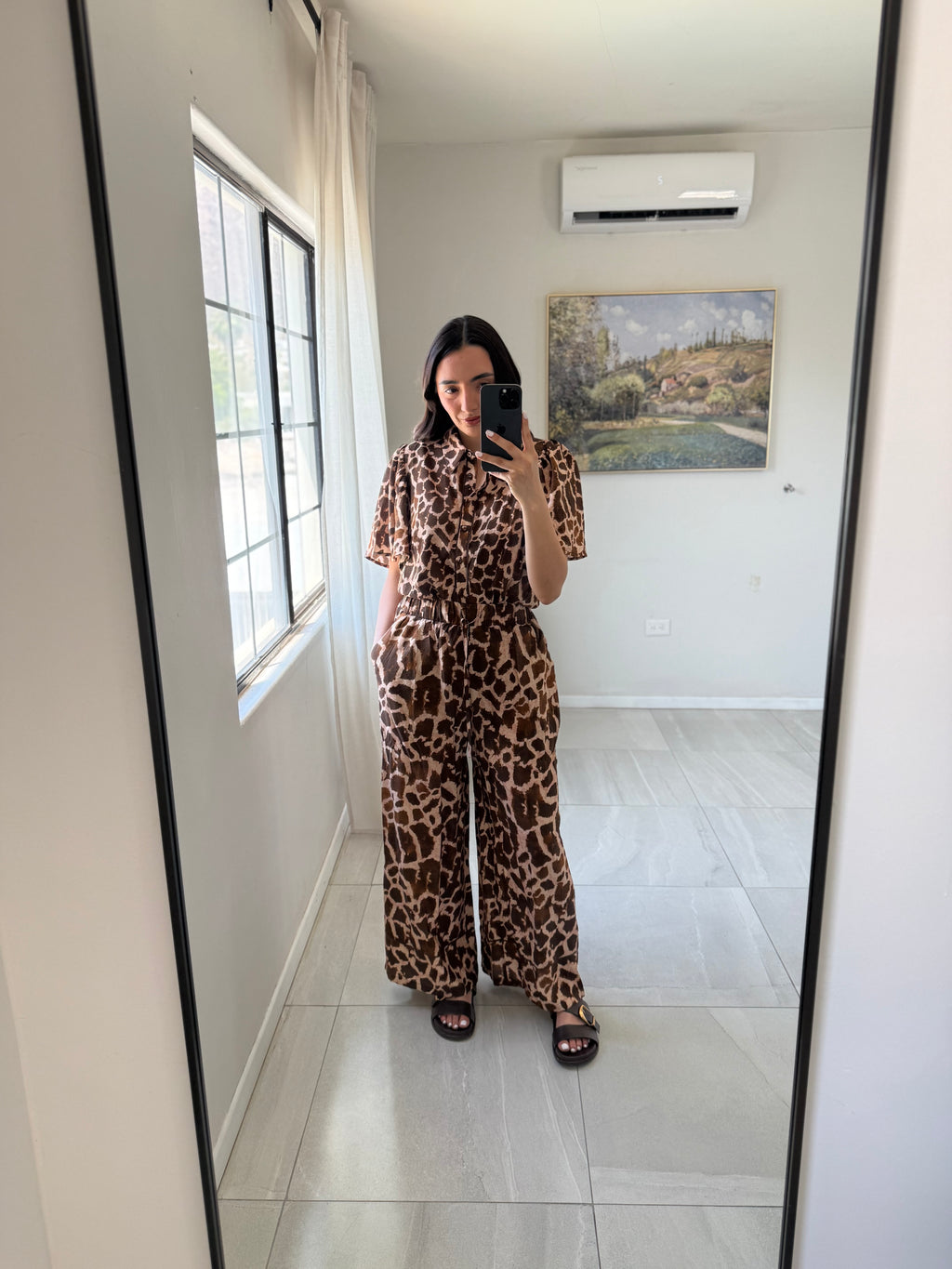 Leopard Maxi Pant Set