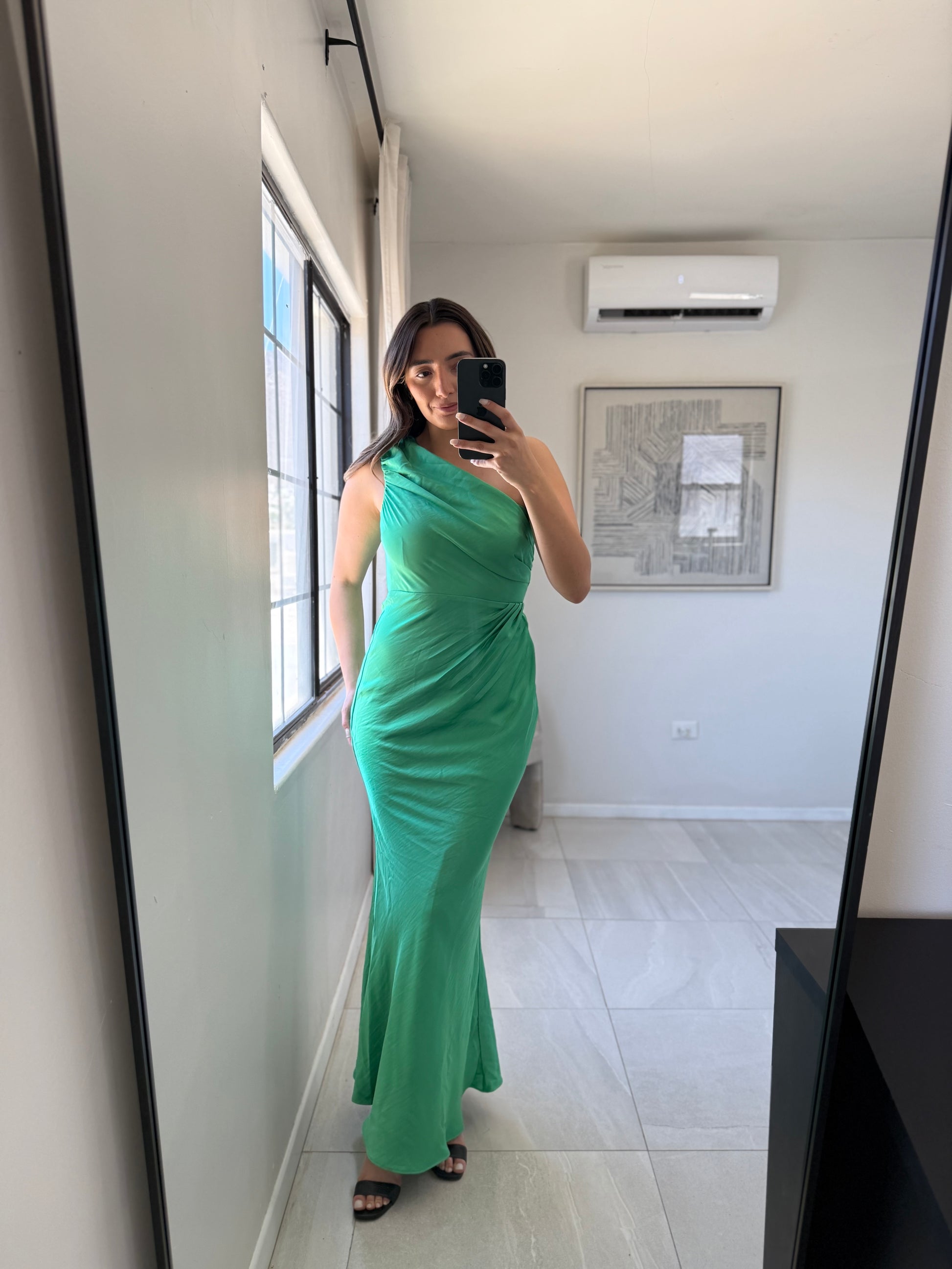 Green One Satin Less