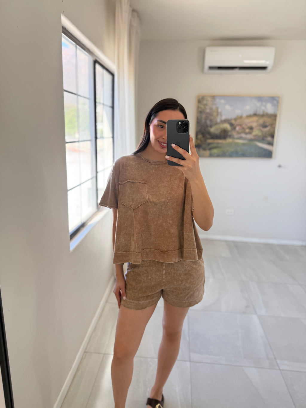 Set Short Verona Short Latte