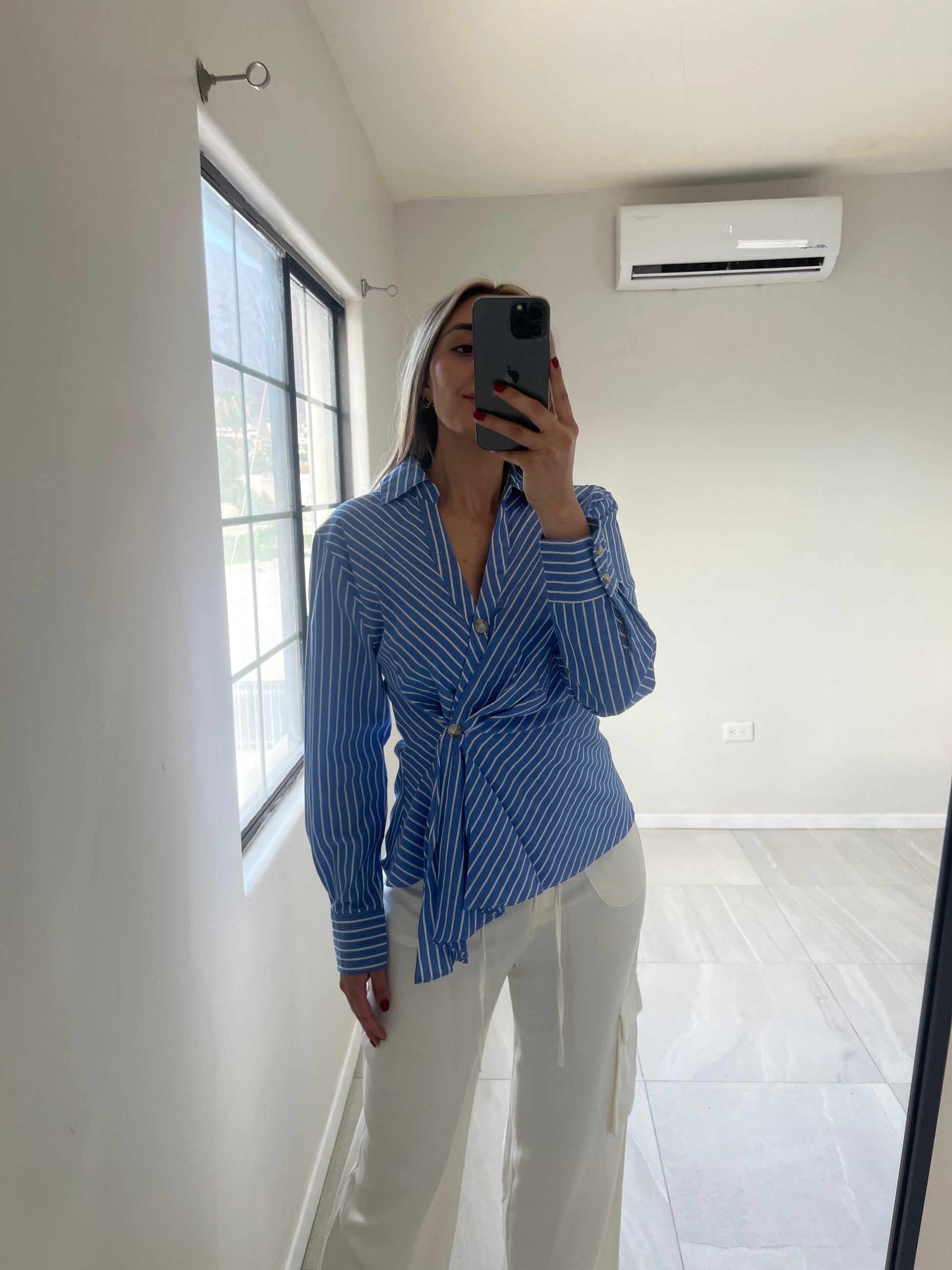 Blue Top Classic Stripes