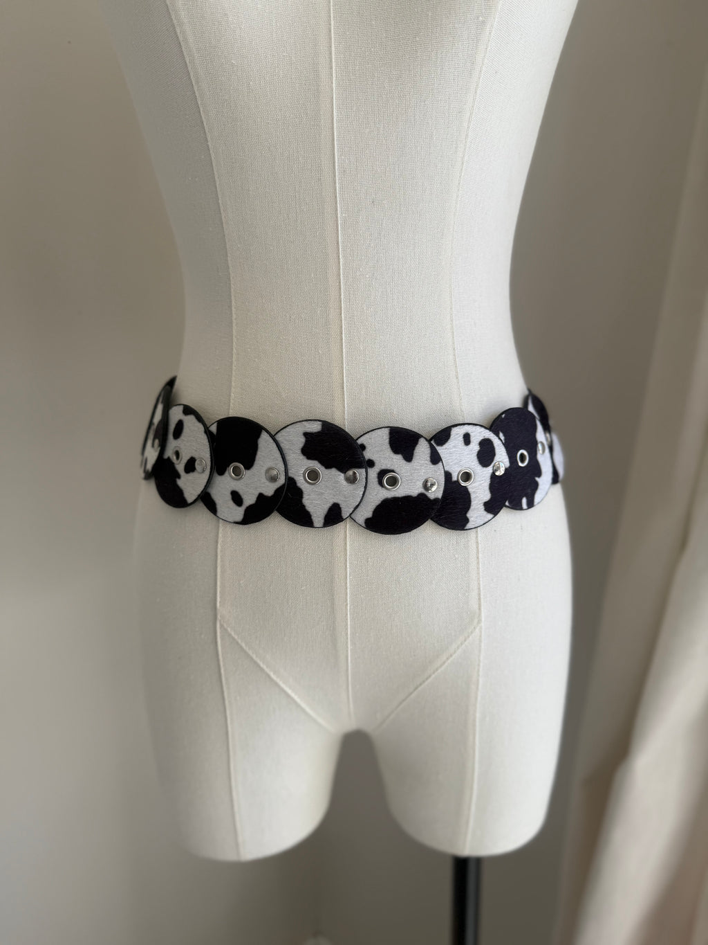 Cow Print Western Belt