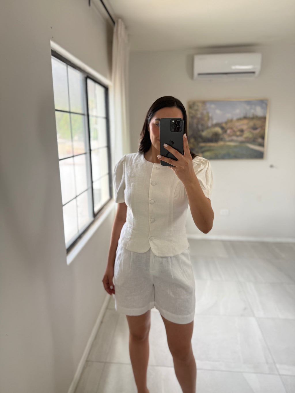White Bambina Short
