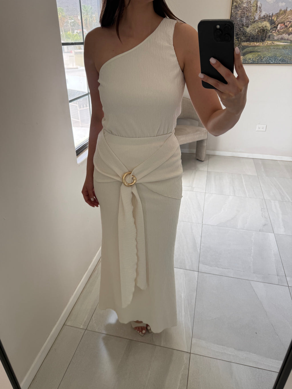 Bone Skirt Midi Set
