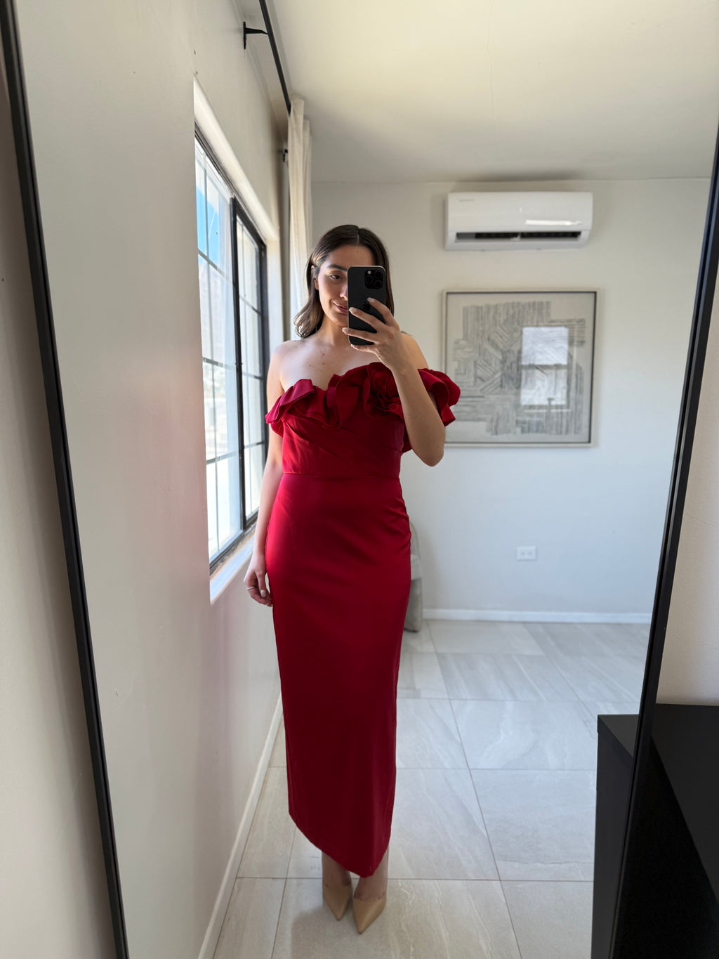 Muse By Marchessa Red Midi Dress