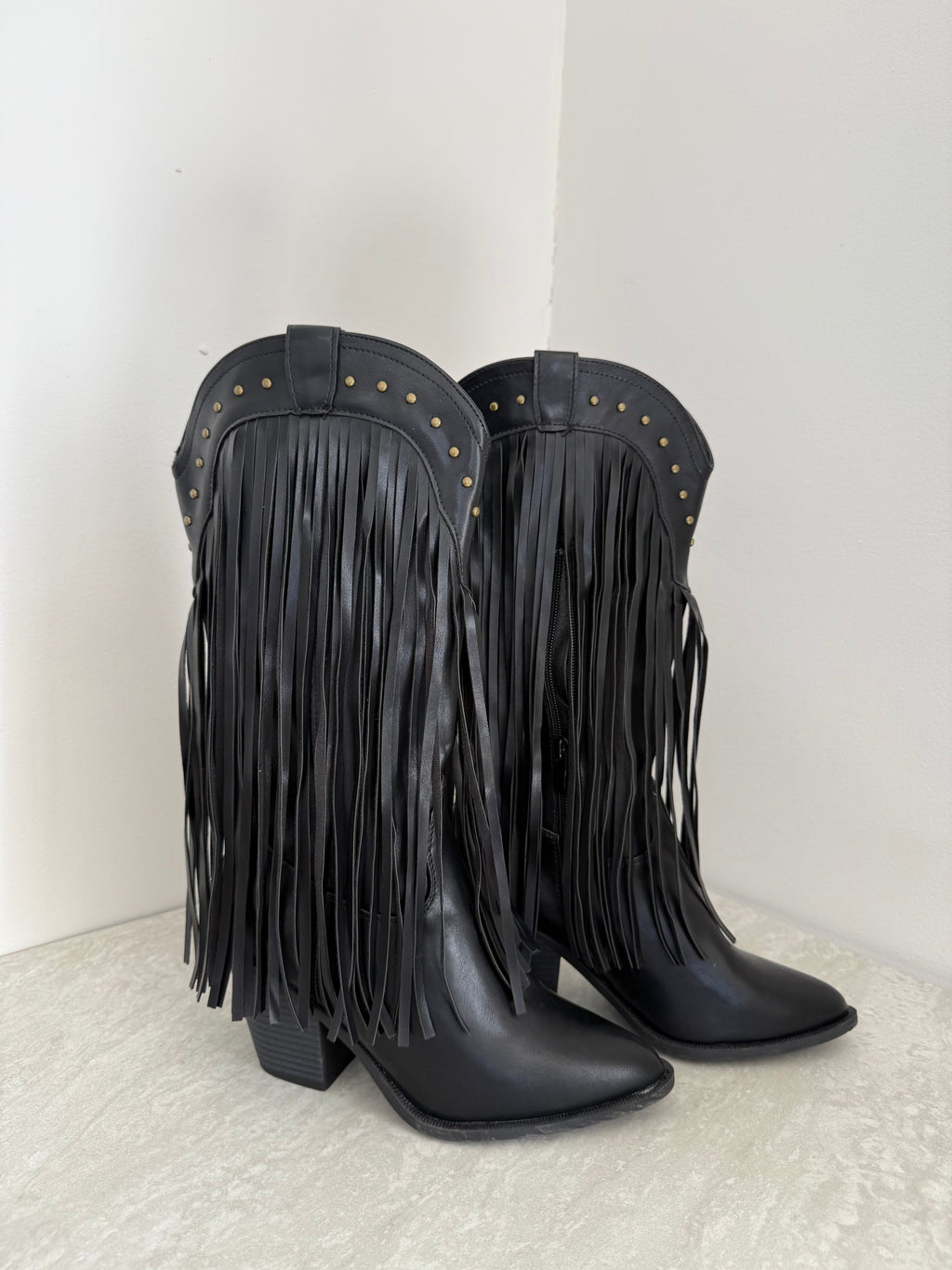 Bota Flecos Negra