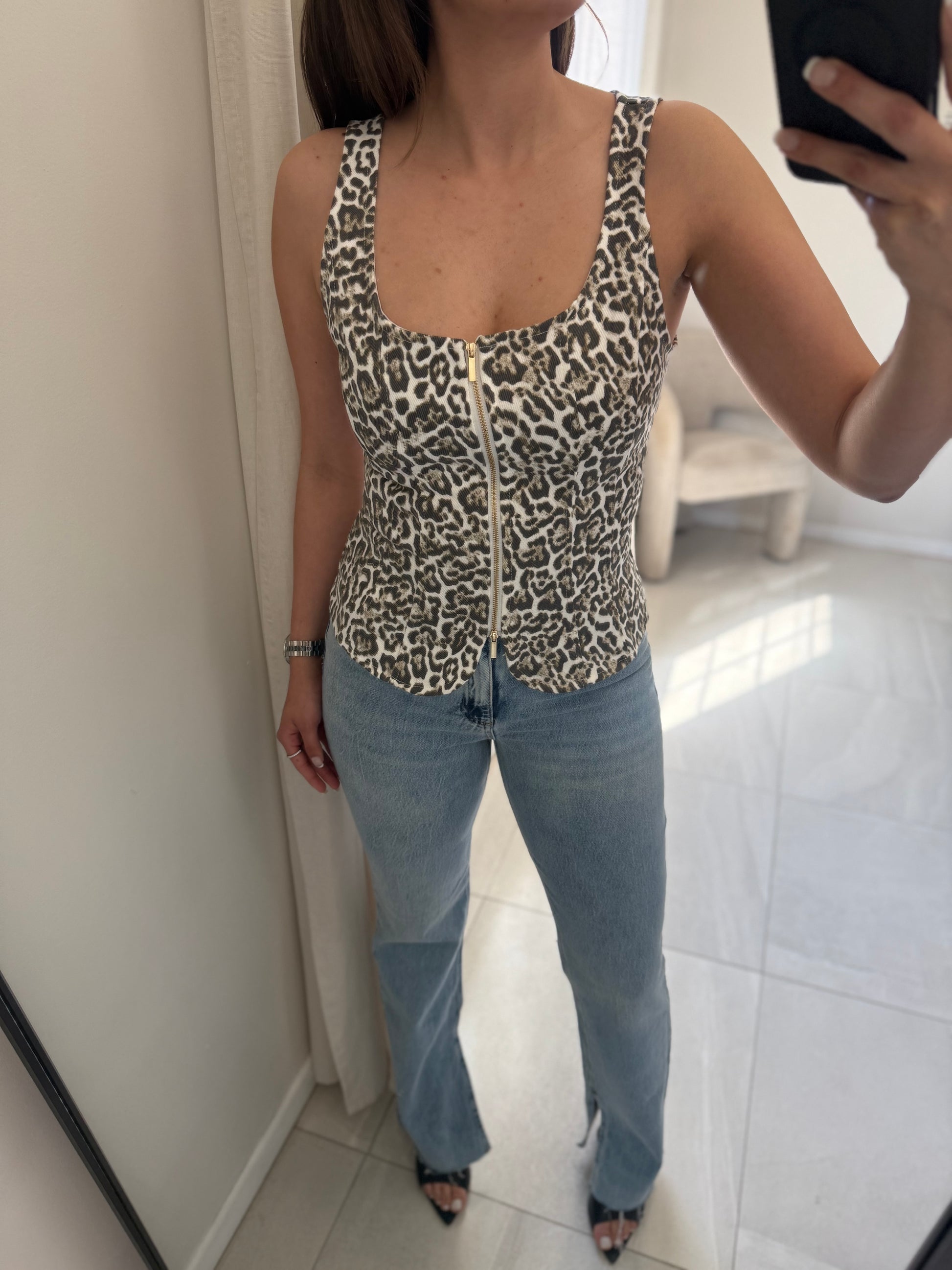 Leopard Top