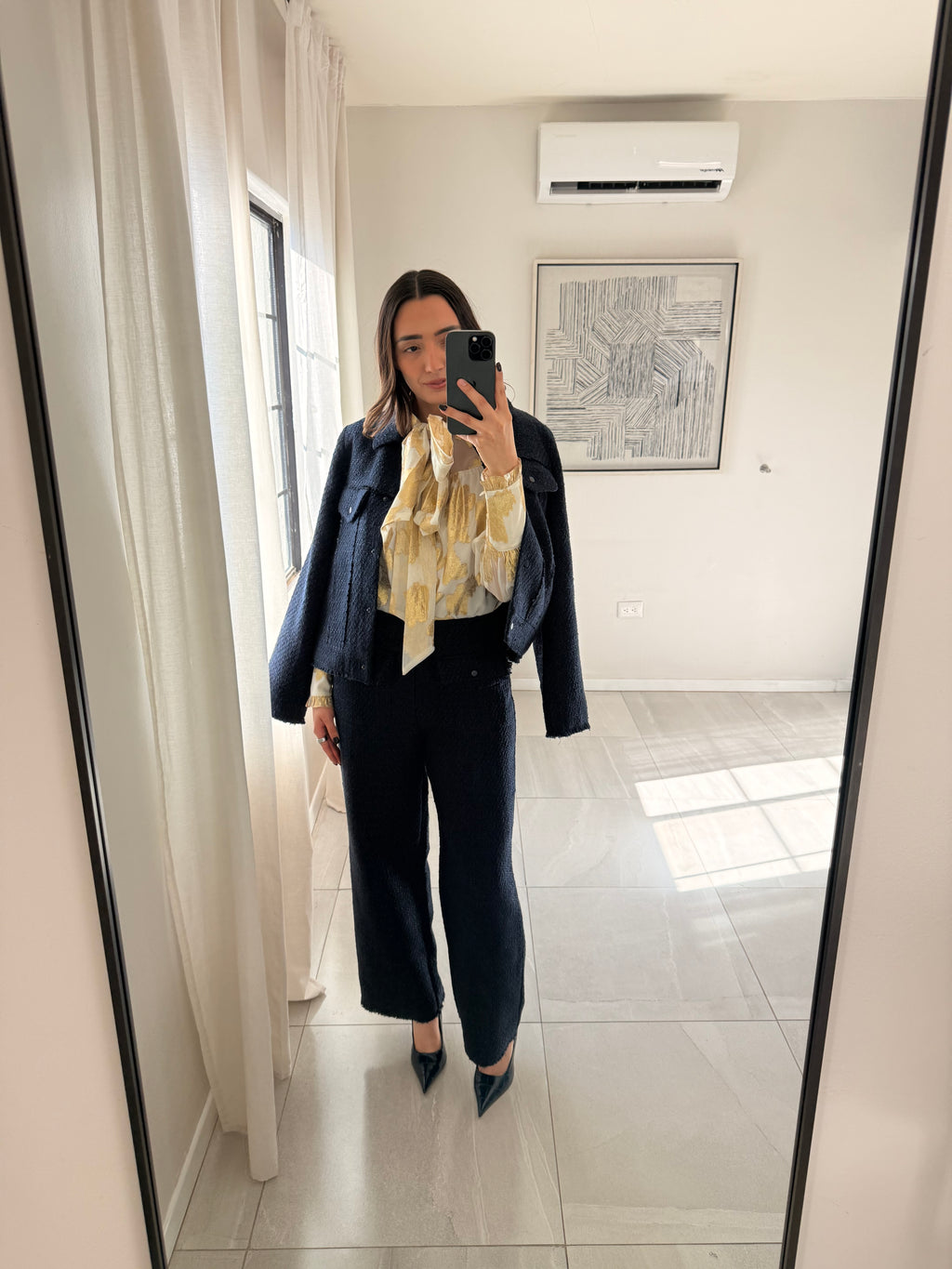 Navy Jacket Set