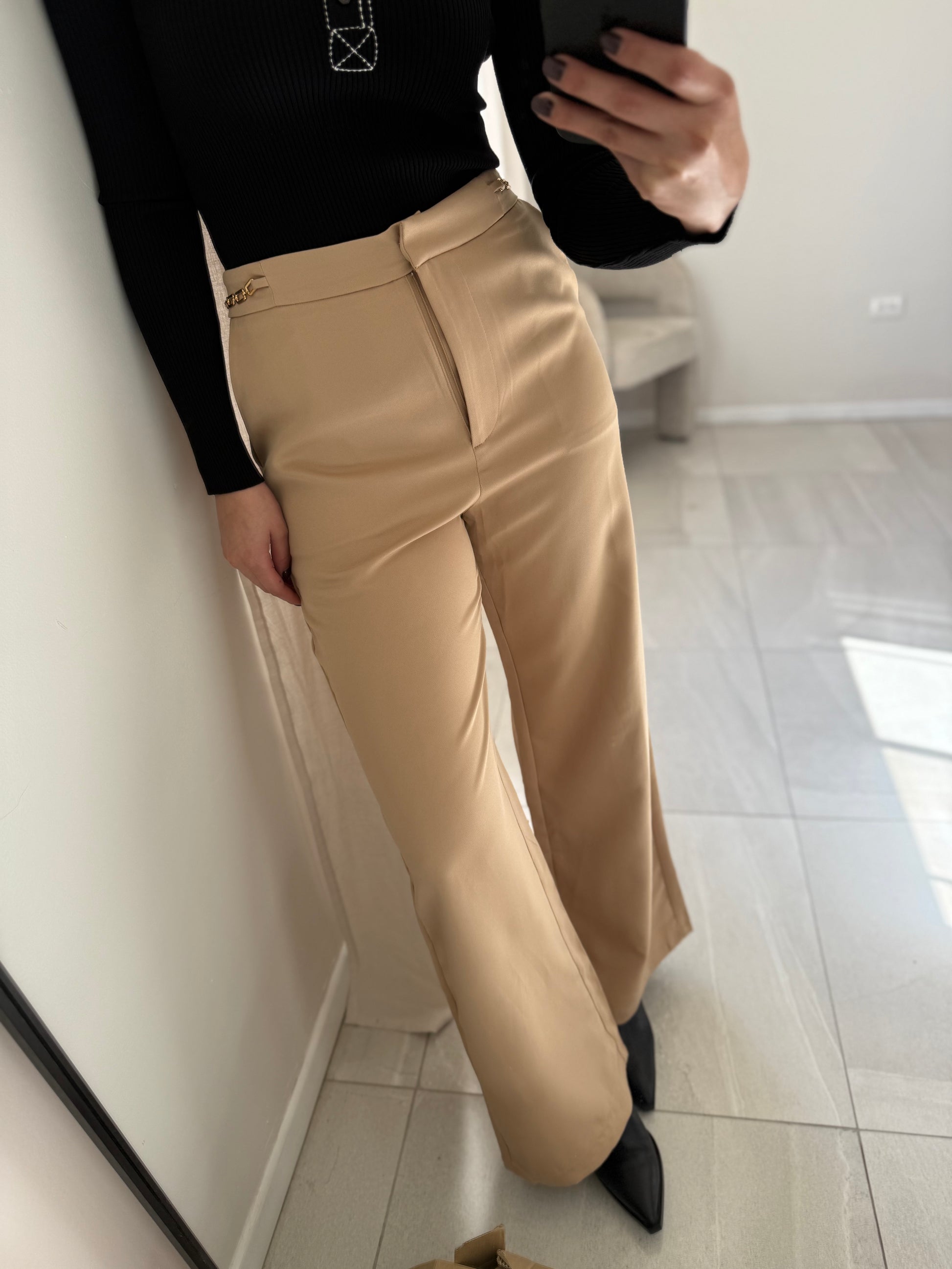 Wide Leg Pants Mocha