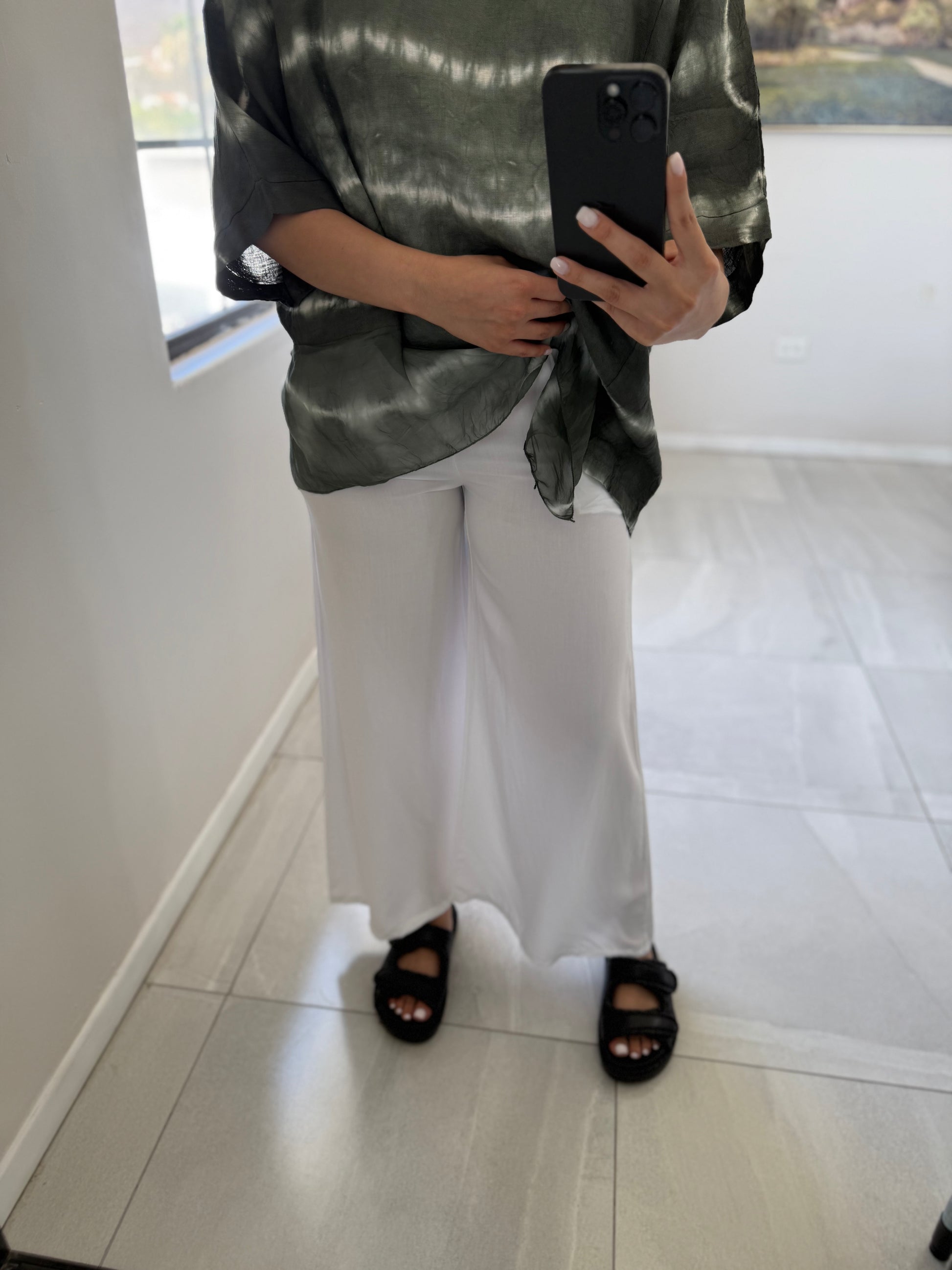 White Palazzo Pants