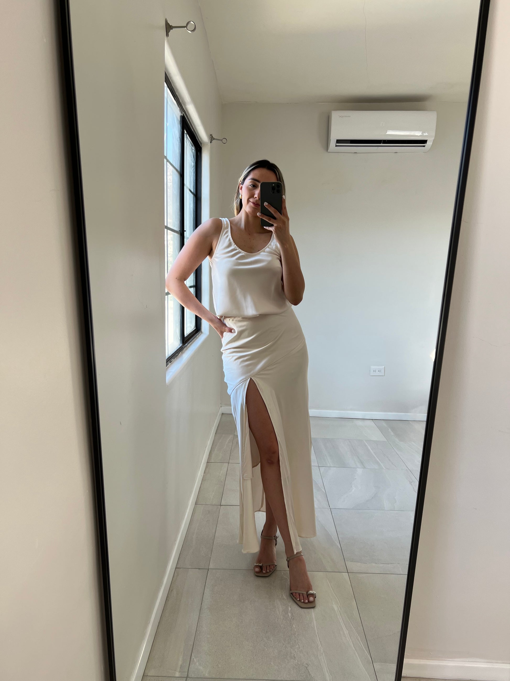 Champagne Set Skirt & Top