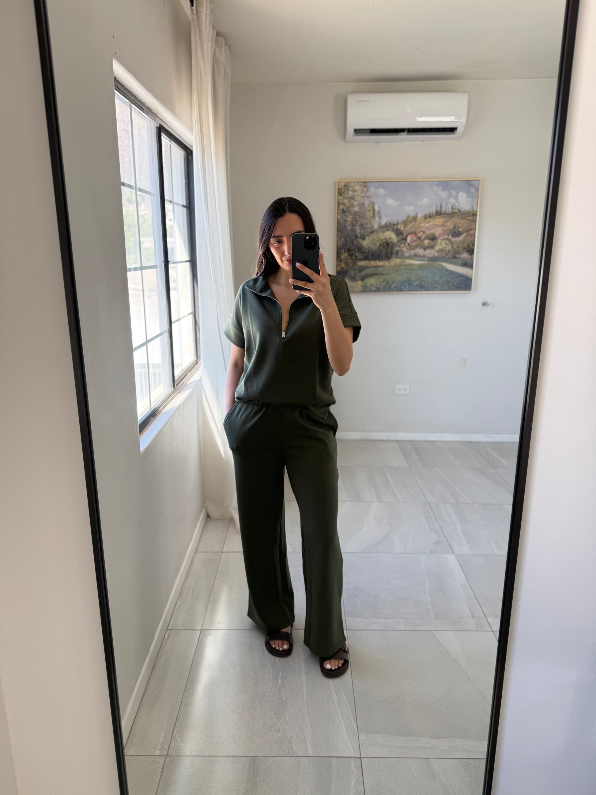 Set Aura Zip Olivo