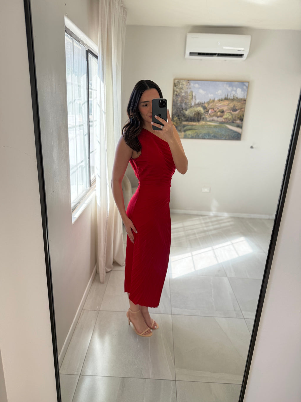Belle Red Midi
