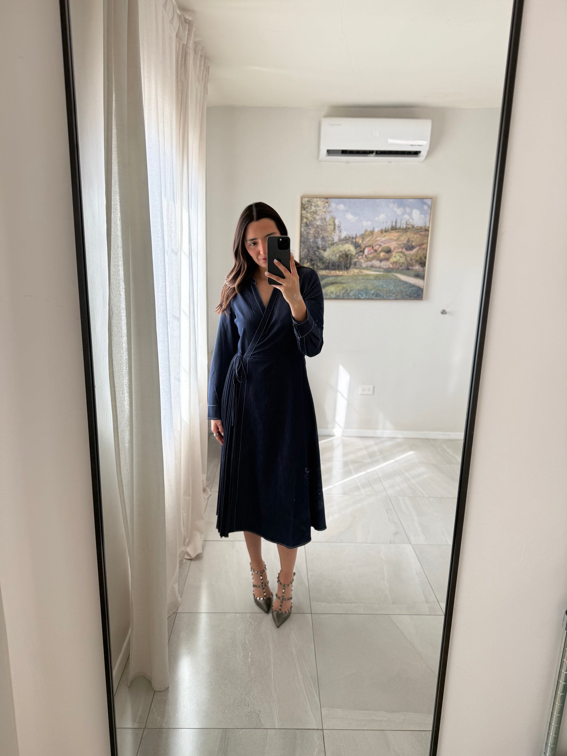 Denim Midi Dress