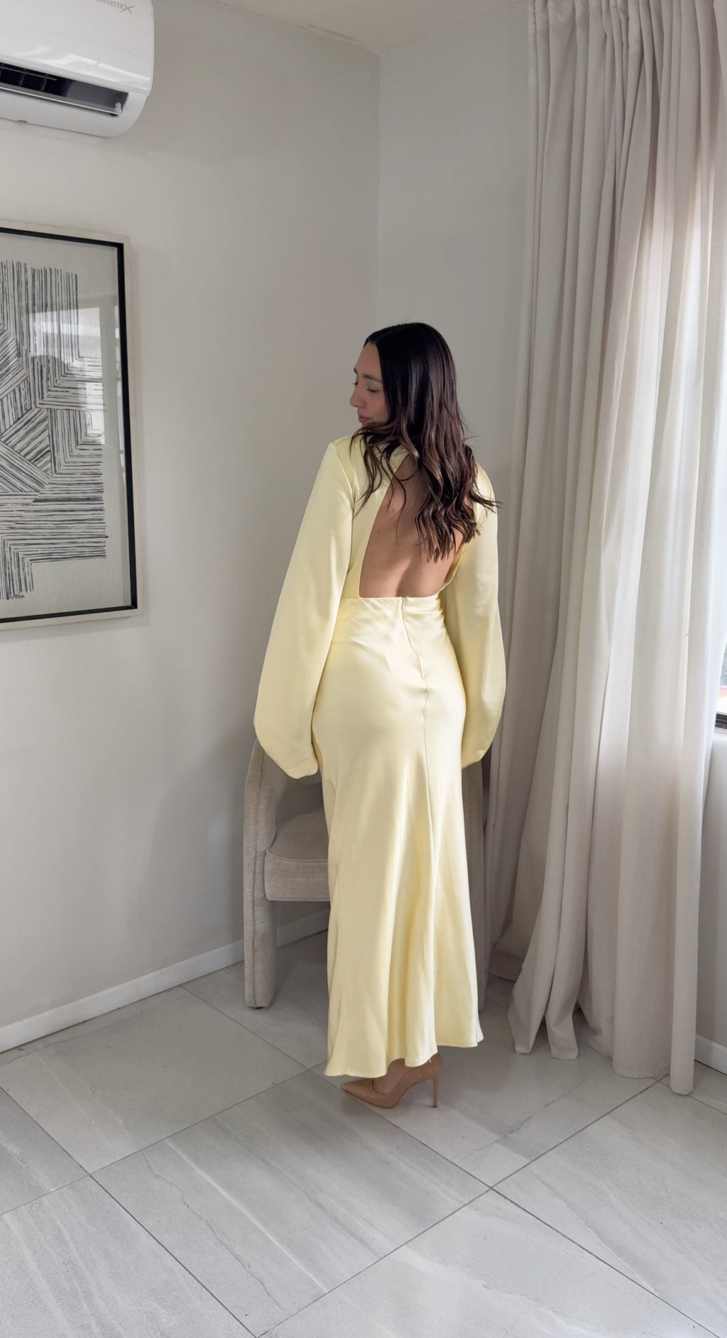 Vestido Lazo Amarillo