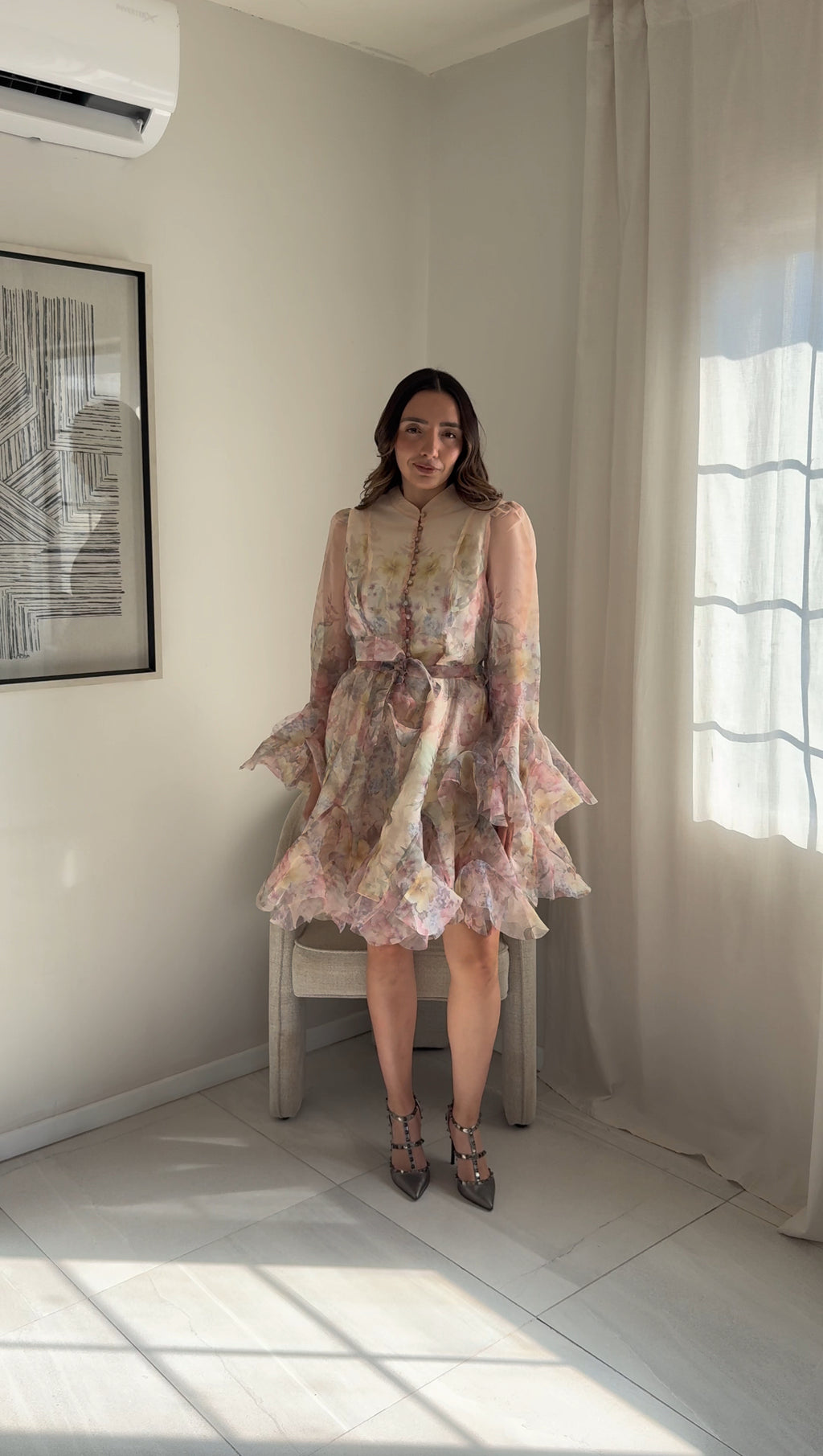 Flower Mini Pastels Dress