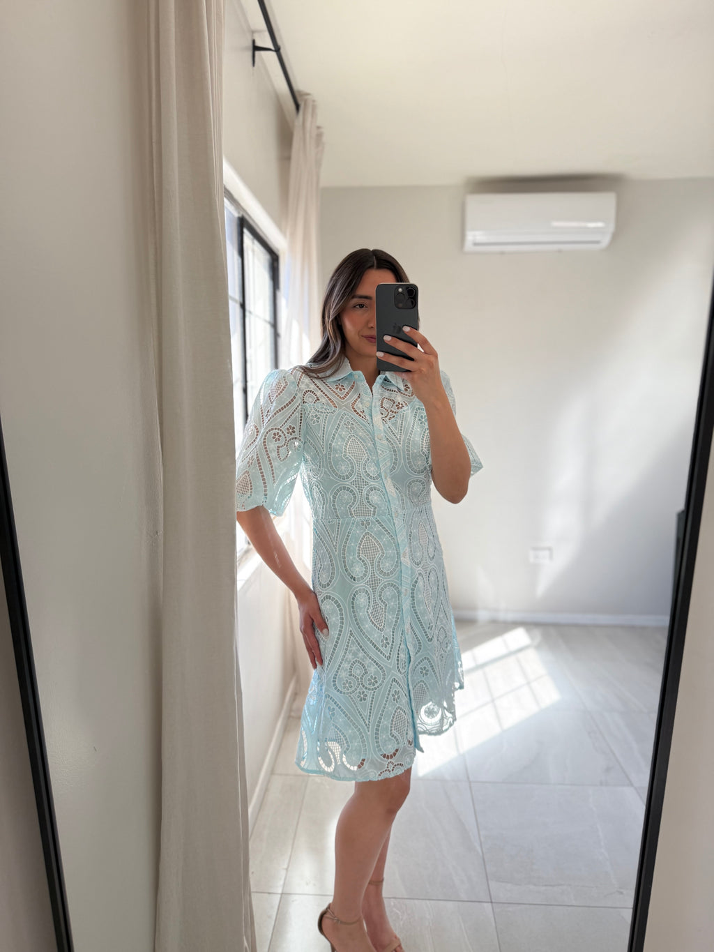 Blue Lace Dress