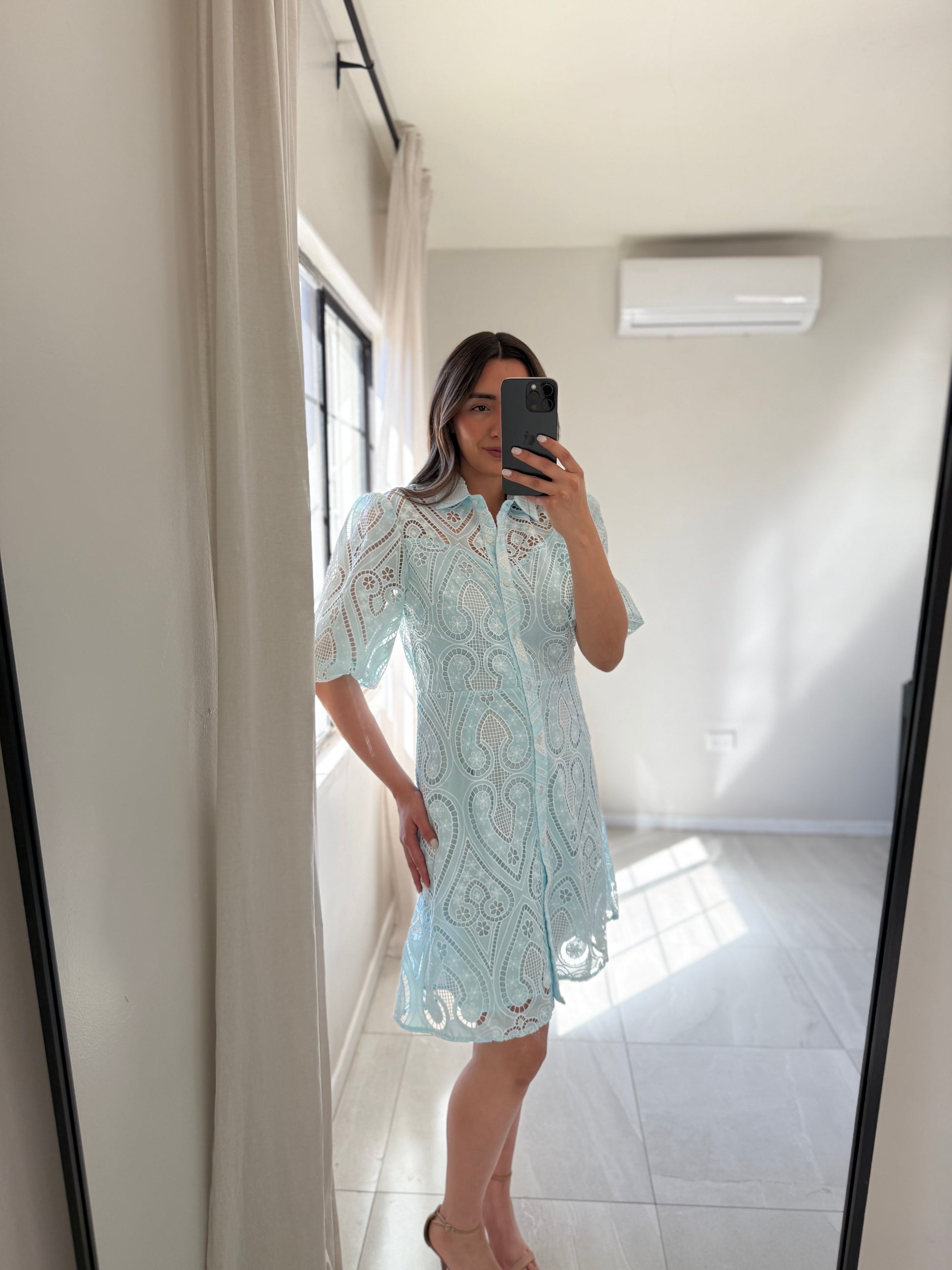Blue Lace Dress