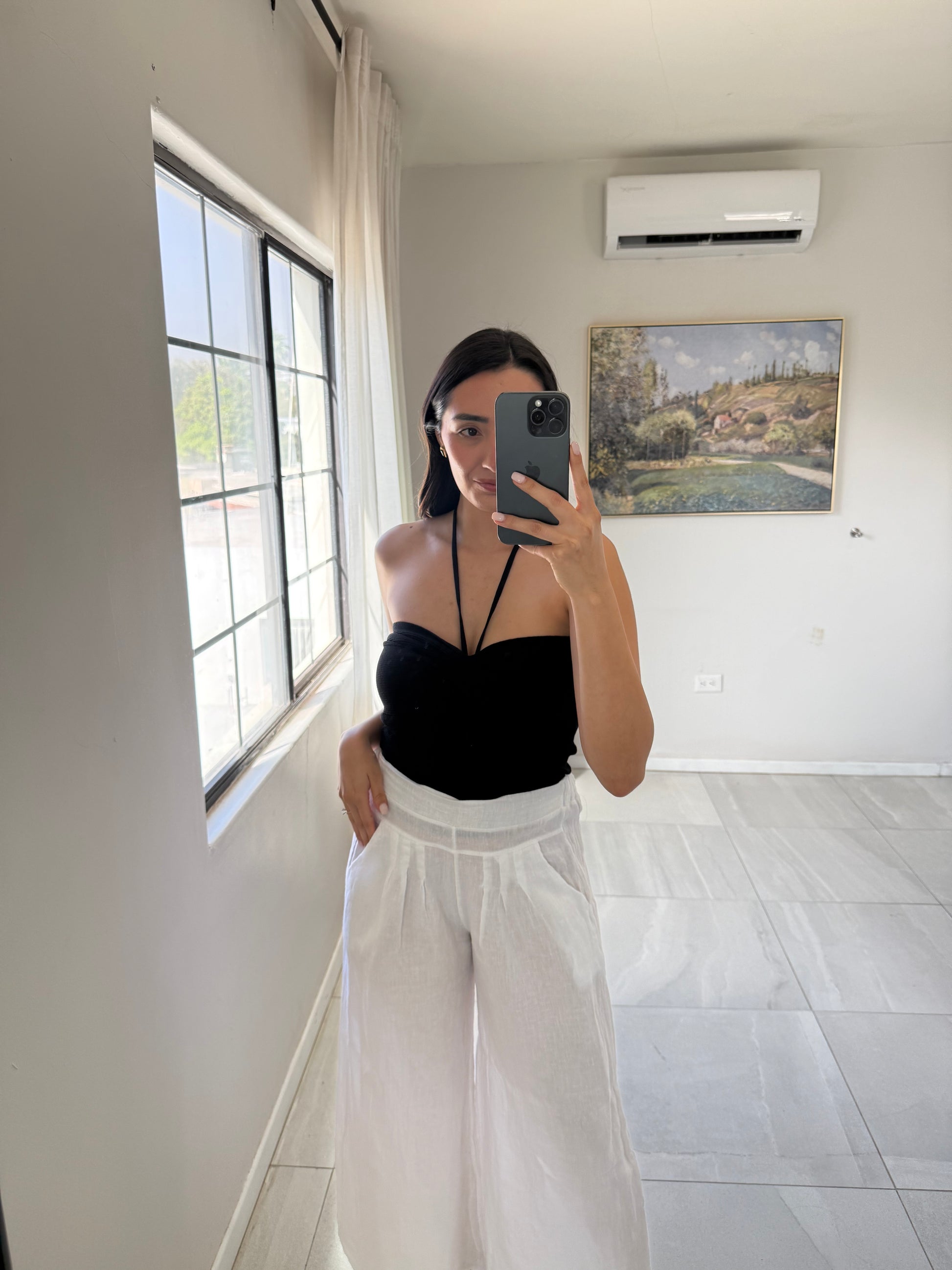 Basic Knit Top Black