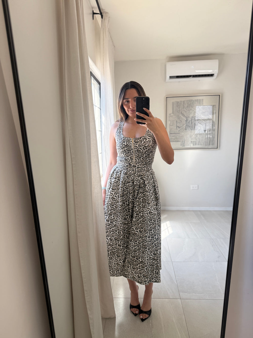Leopard Midi Skirt Set