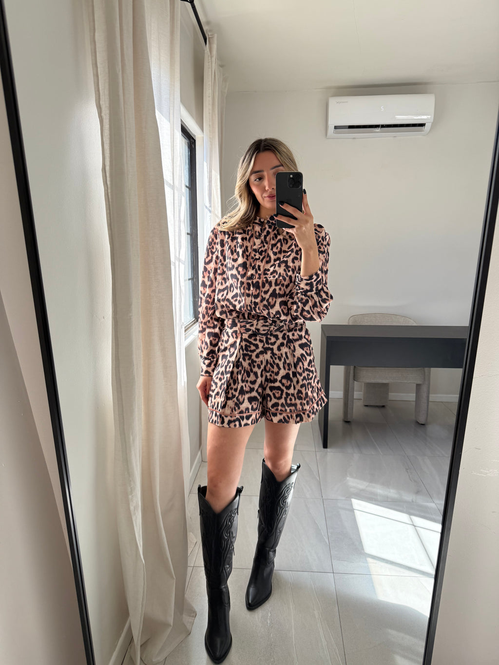Leopard Short Set