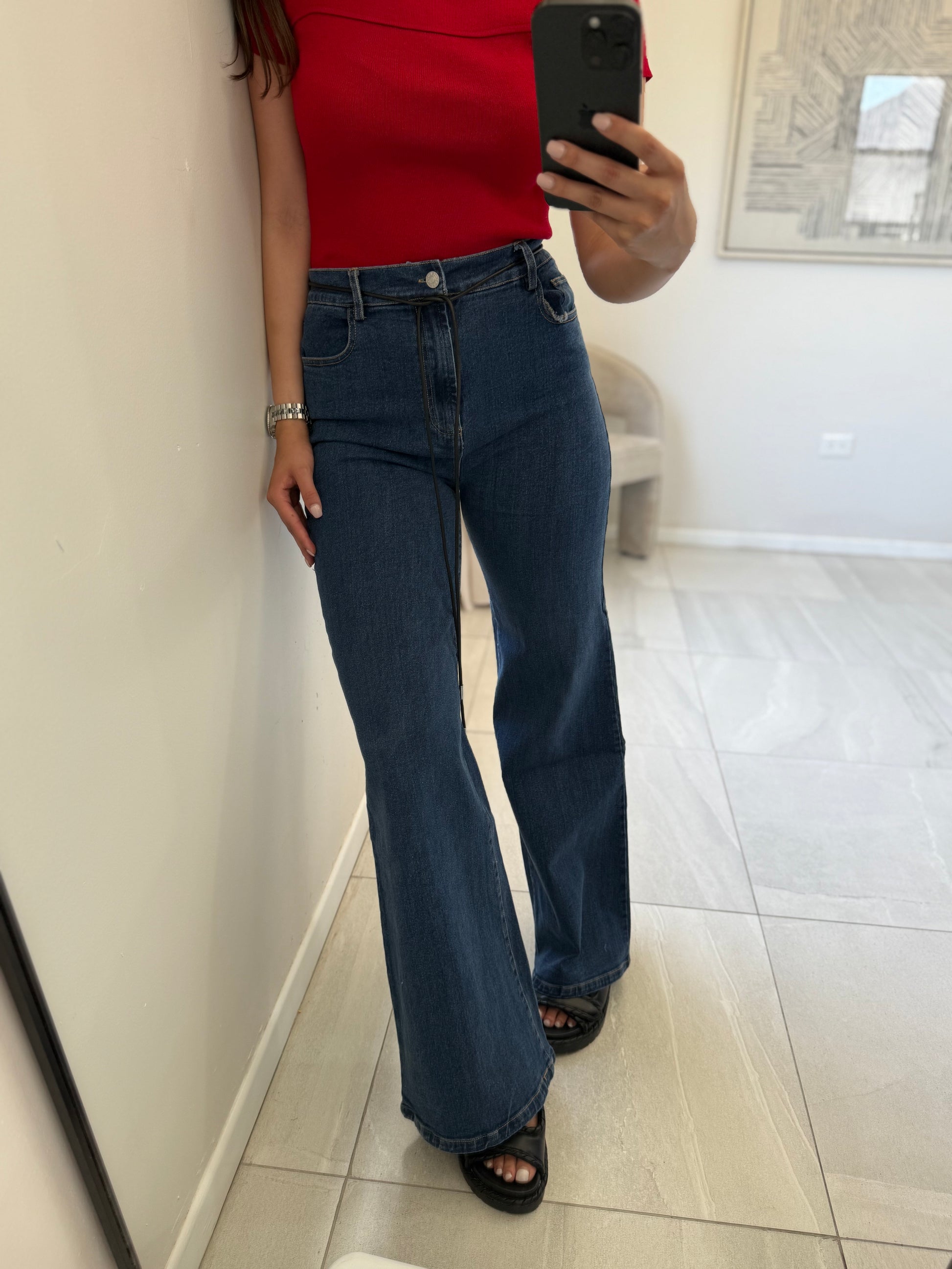 Denim Blue  Boot Leg