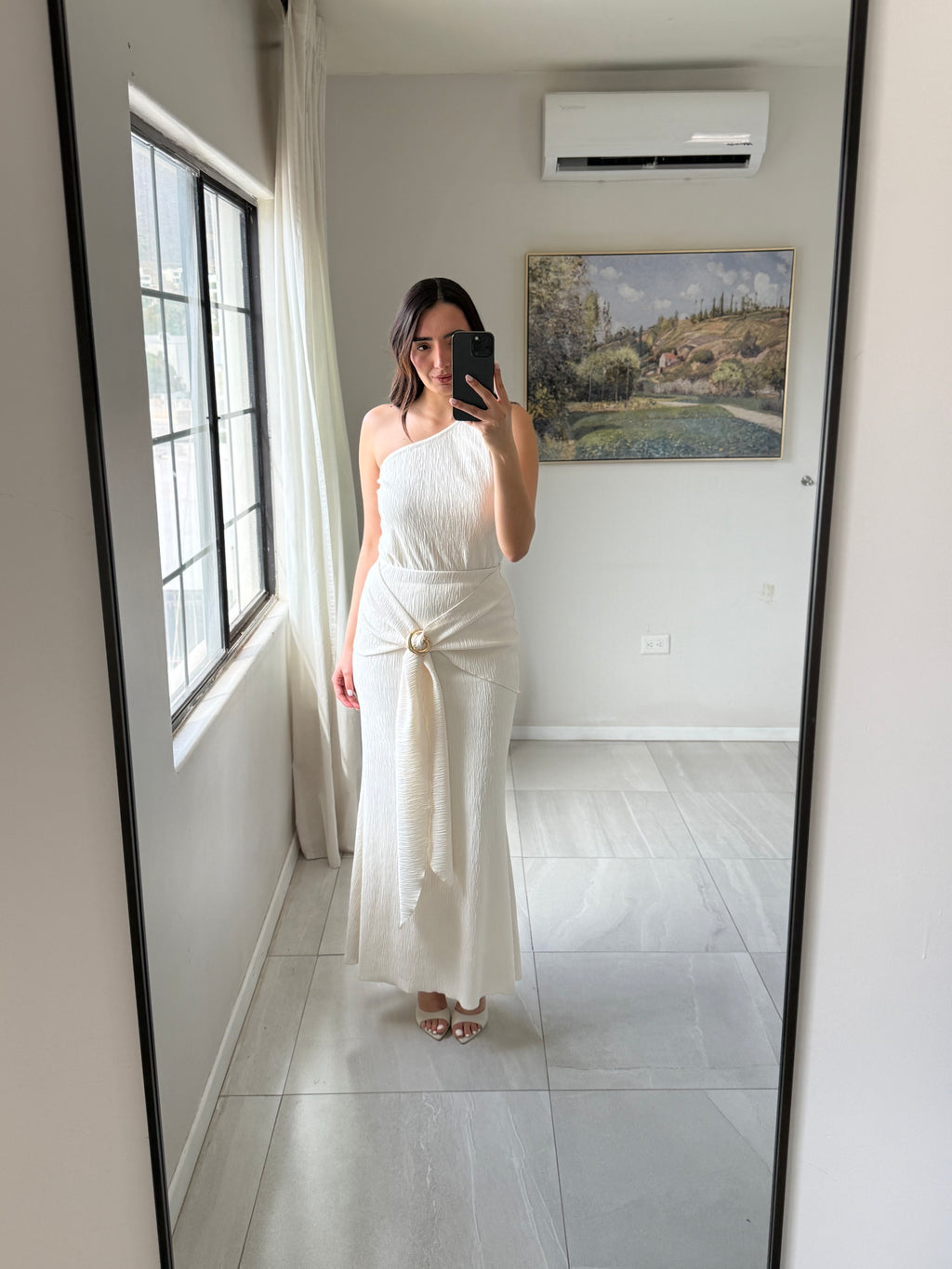 Bone Skirt Midi Set