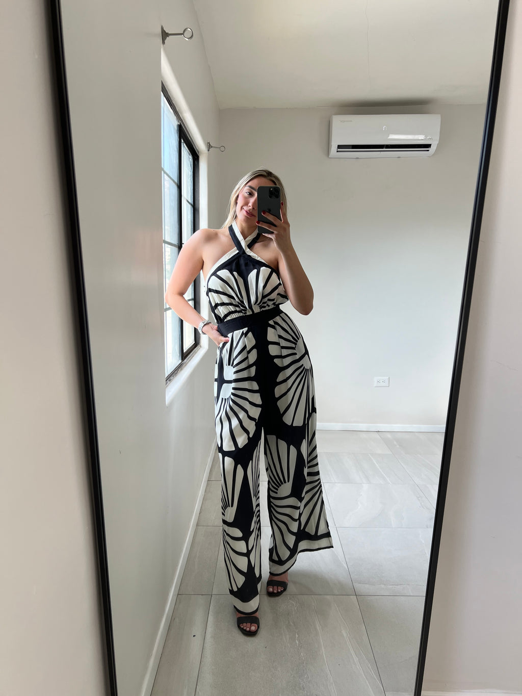 Printed Jumpsuit Halter