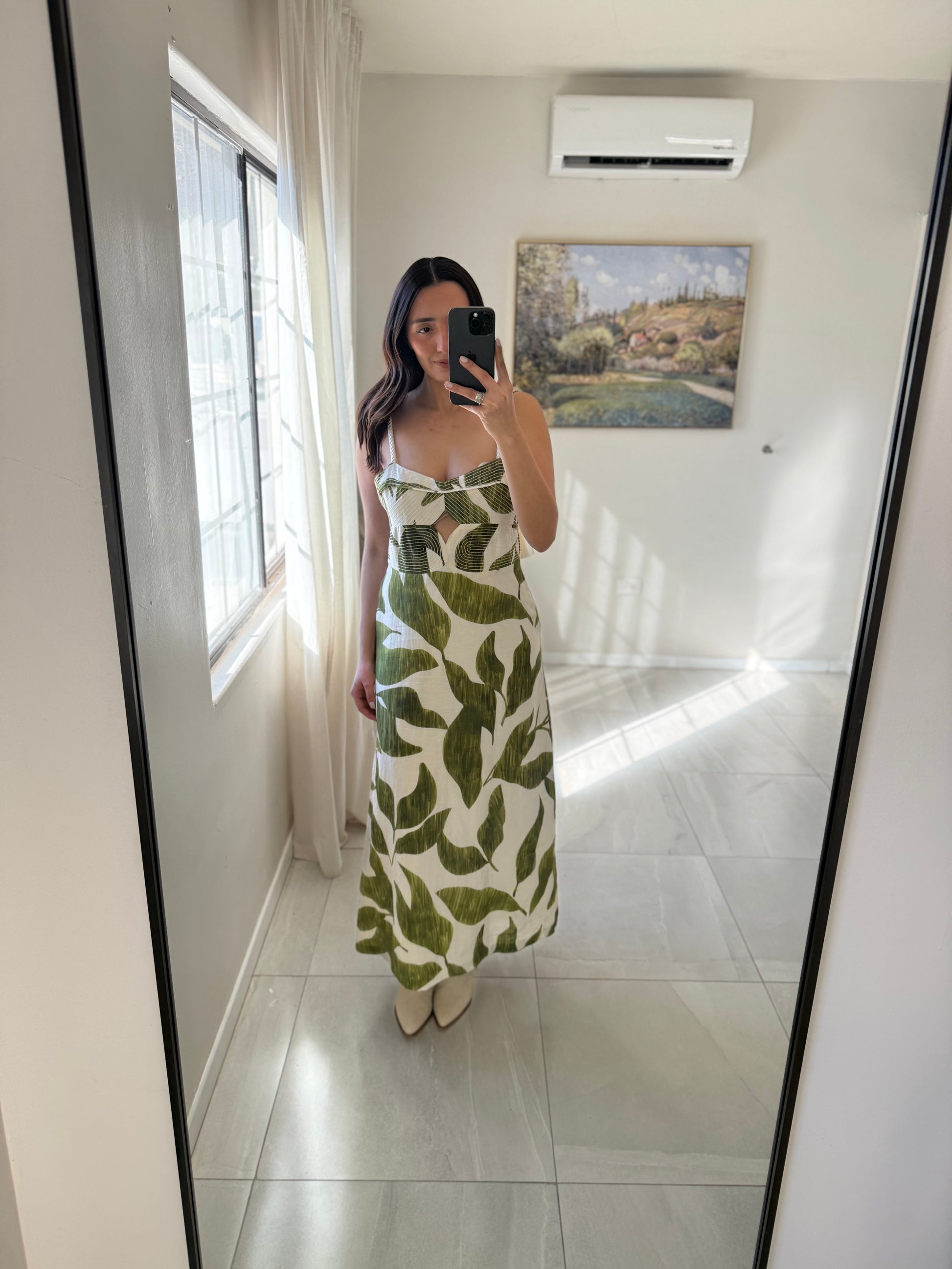 Tropical Midi Dress