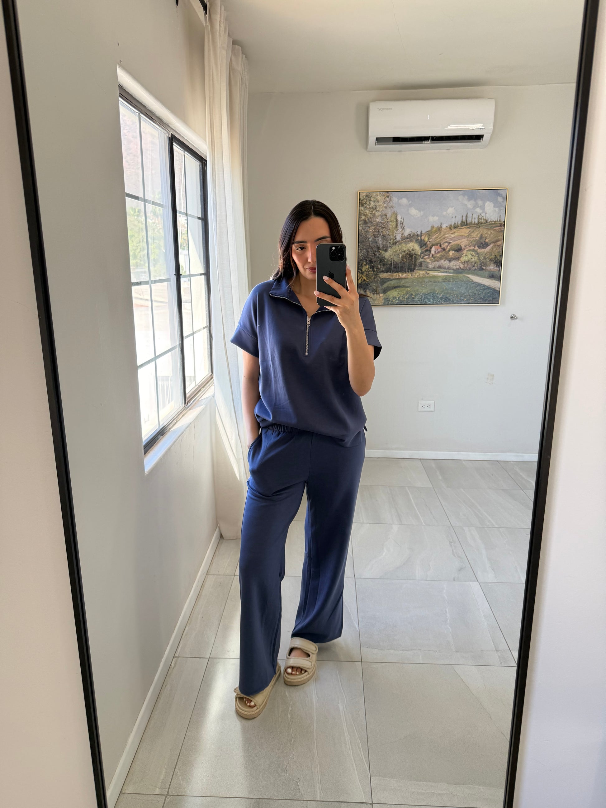 Set Aura Zip Azul