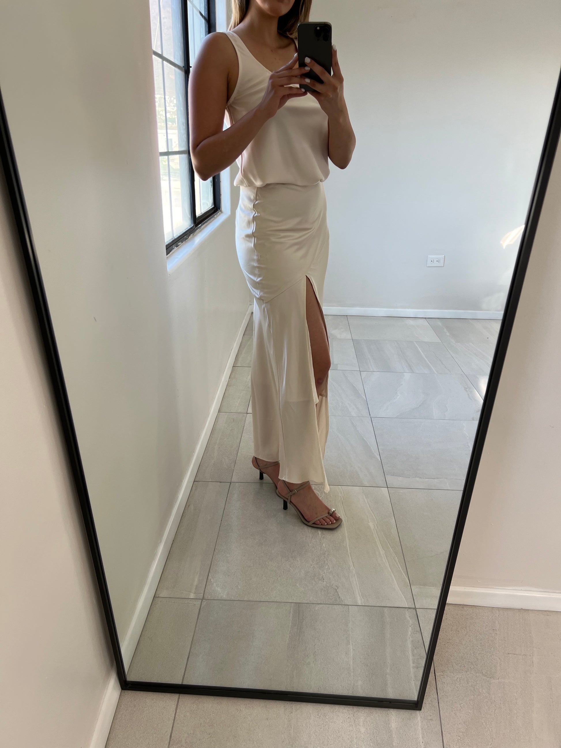 Champagne Set Skirt & Top