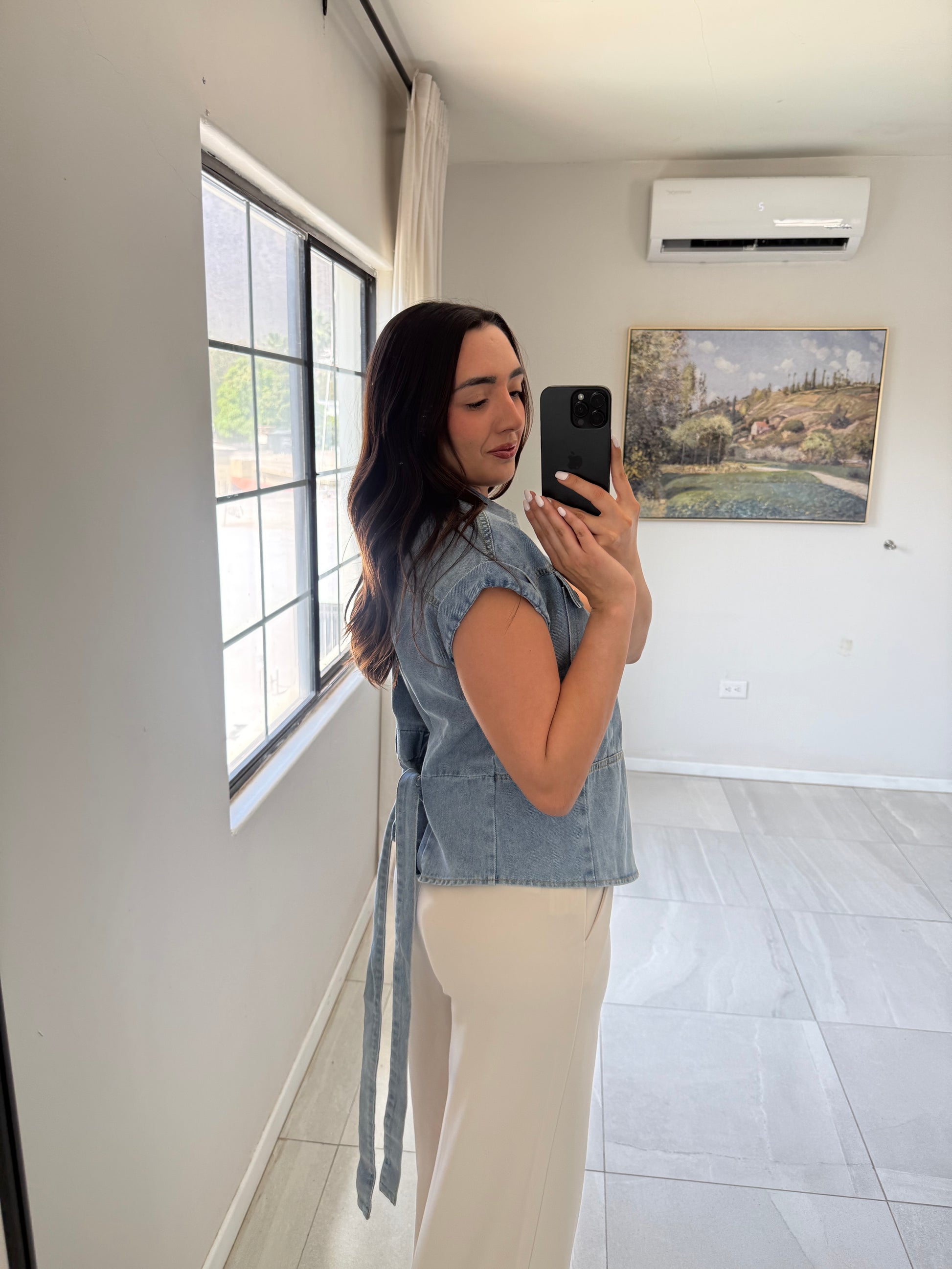 Denim Muse Vest
