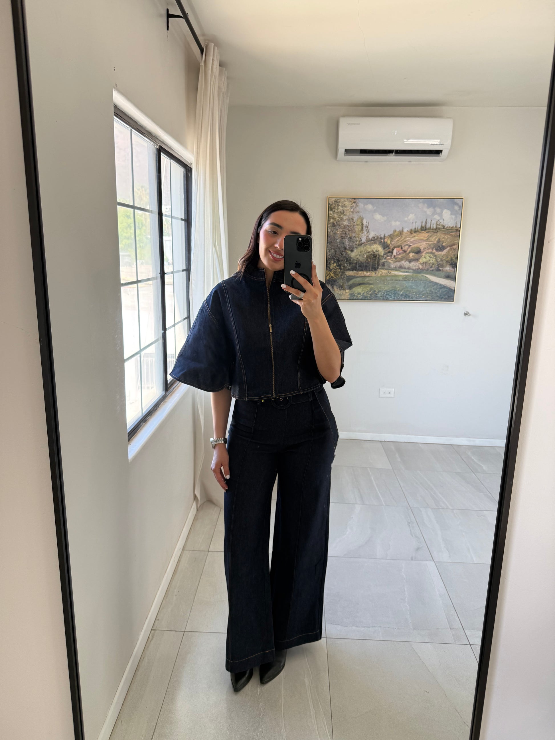 Set Dark Denim Cape