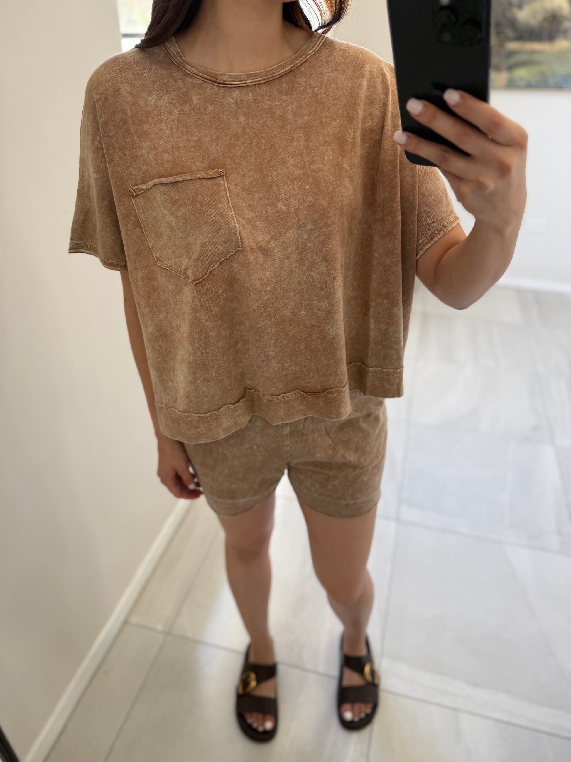 Set Short Verona Short Latte