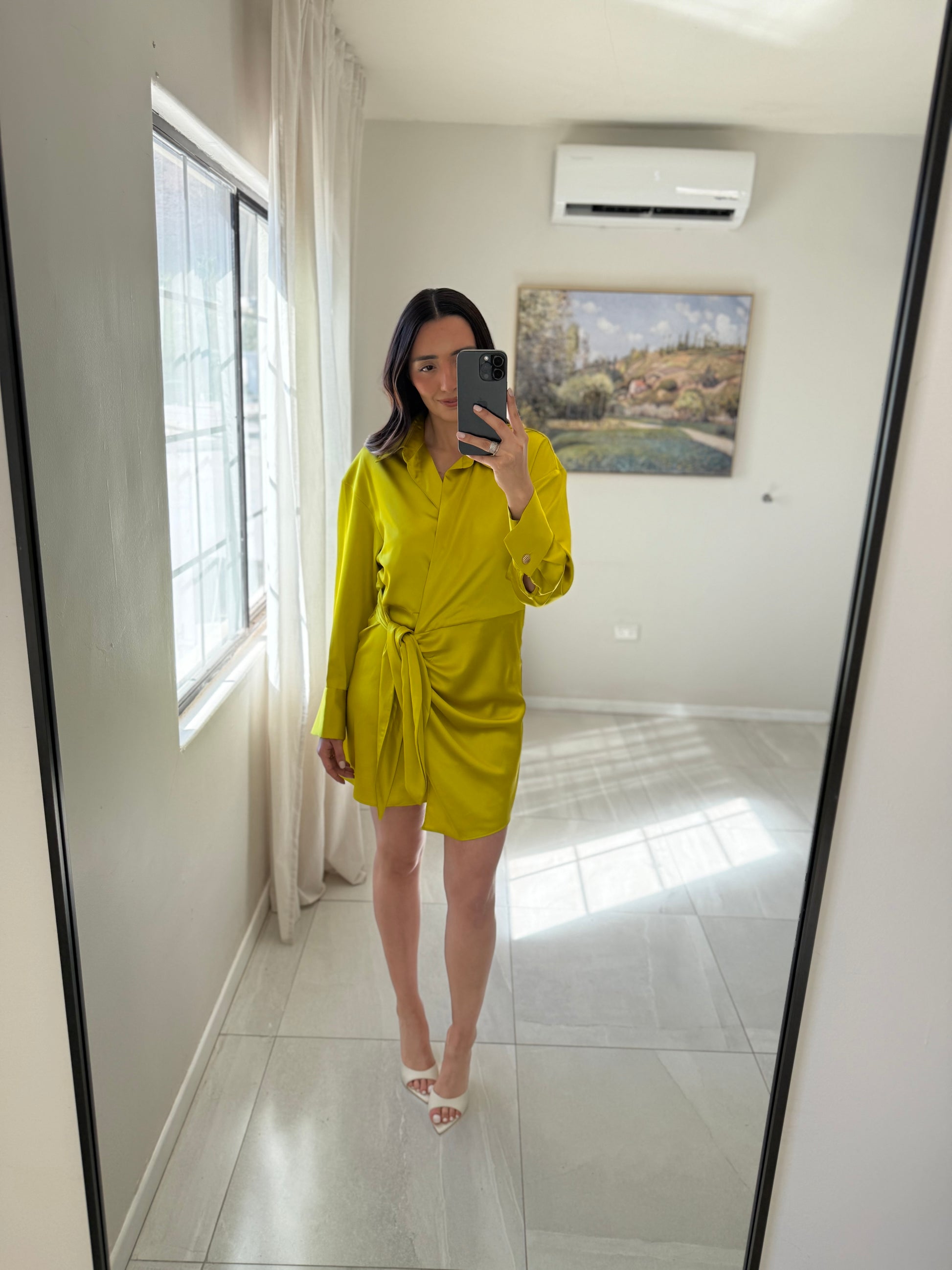 Lime Mini Dress
