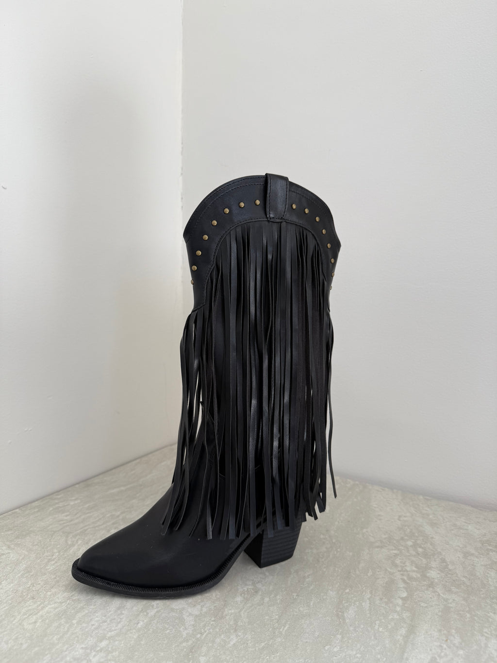 Bota Flecos Negra