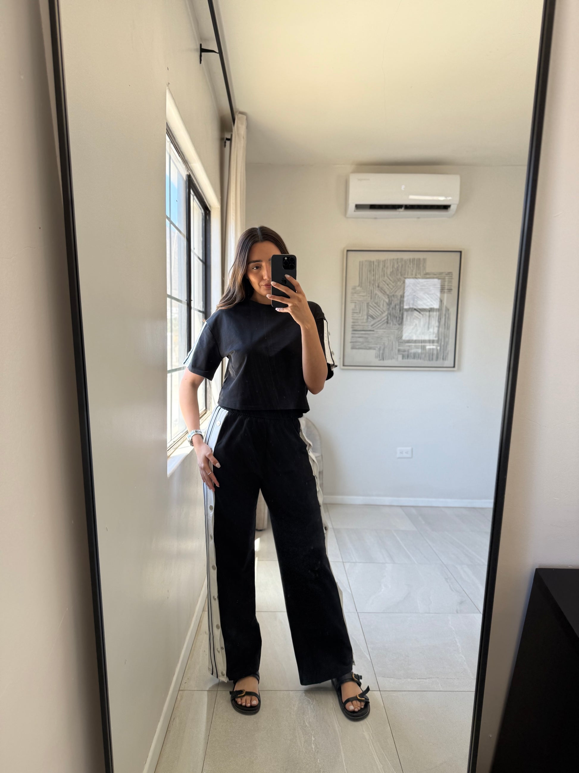 Black Track Pants
