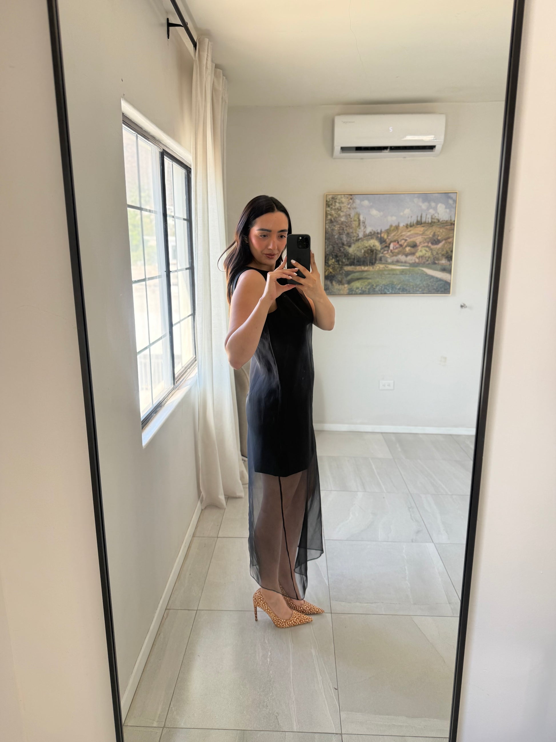 Morea Gaza Black Dress