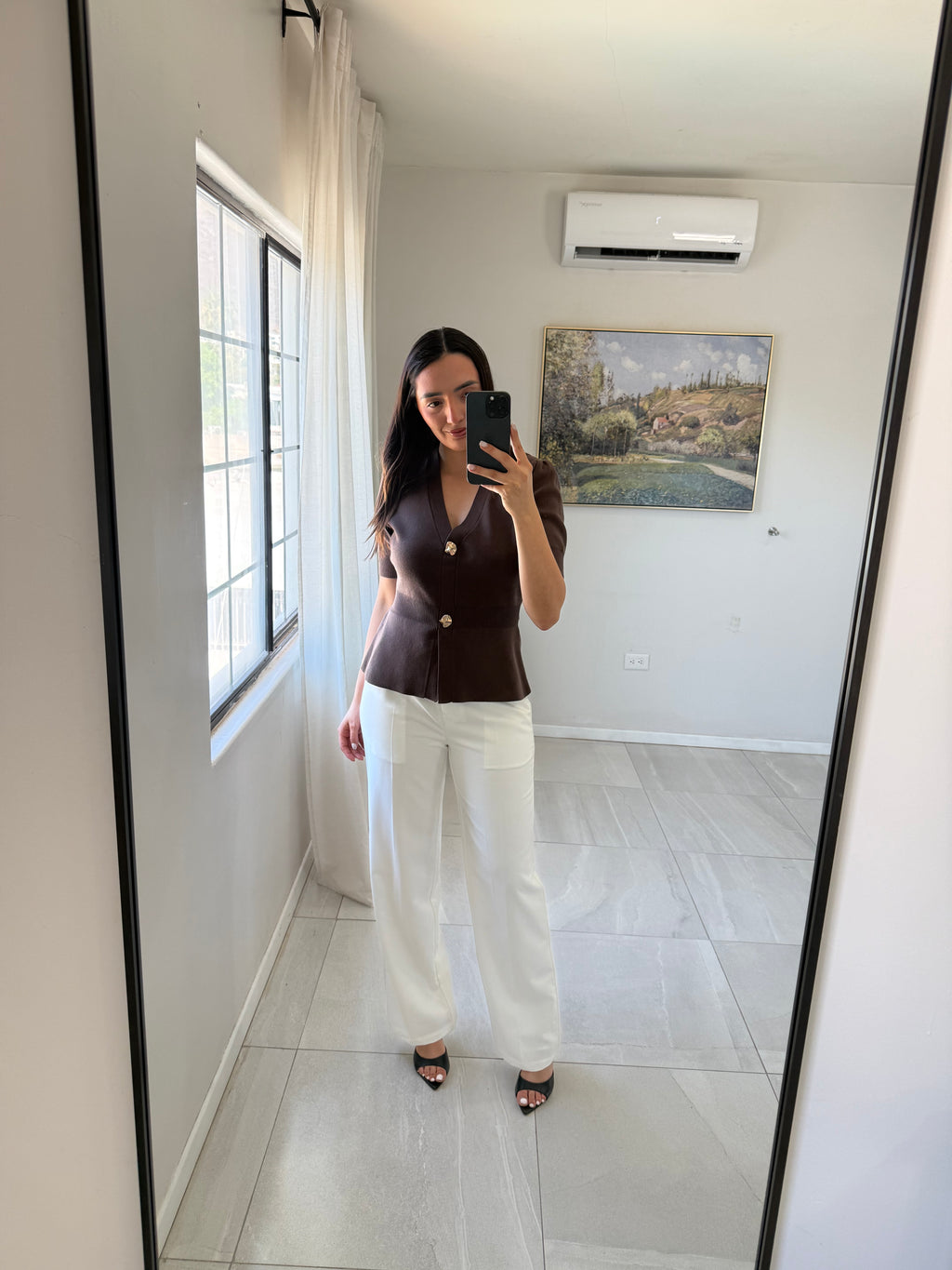 Chocobrown Ribbed Top