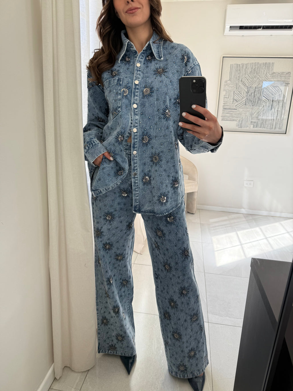 Denim Set Crystals
