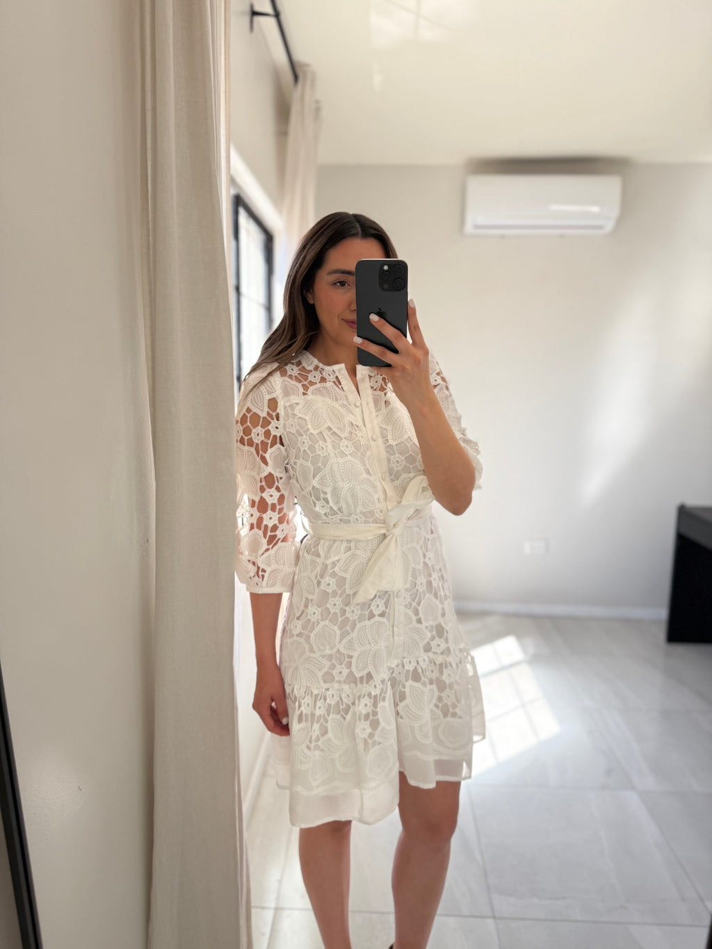 Off White Lace Dress