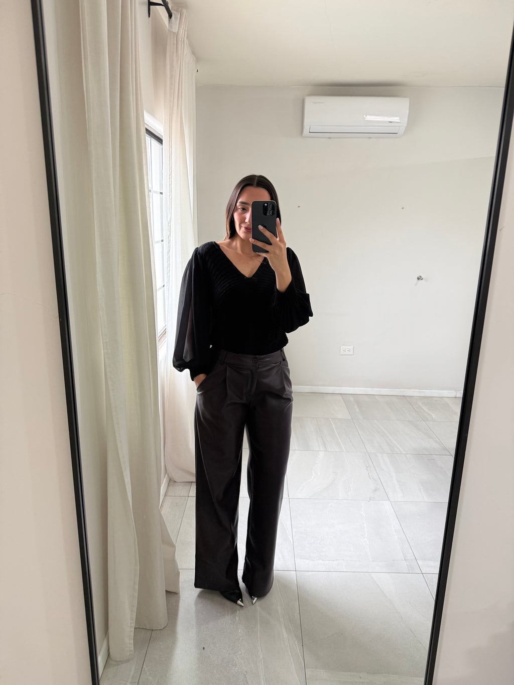 Chocolate Leather Pants