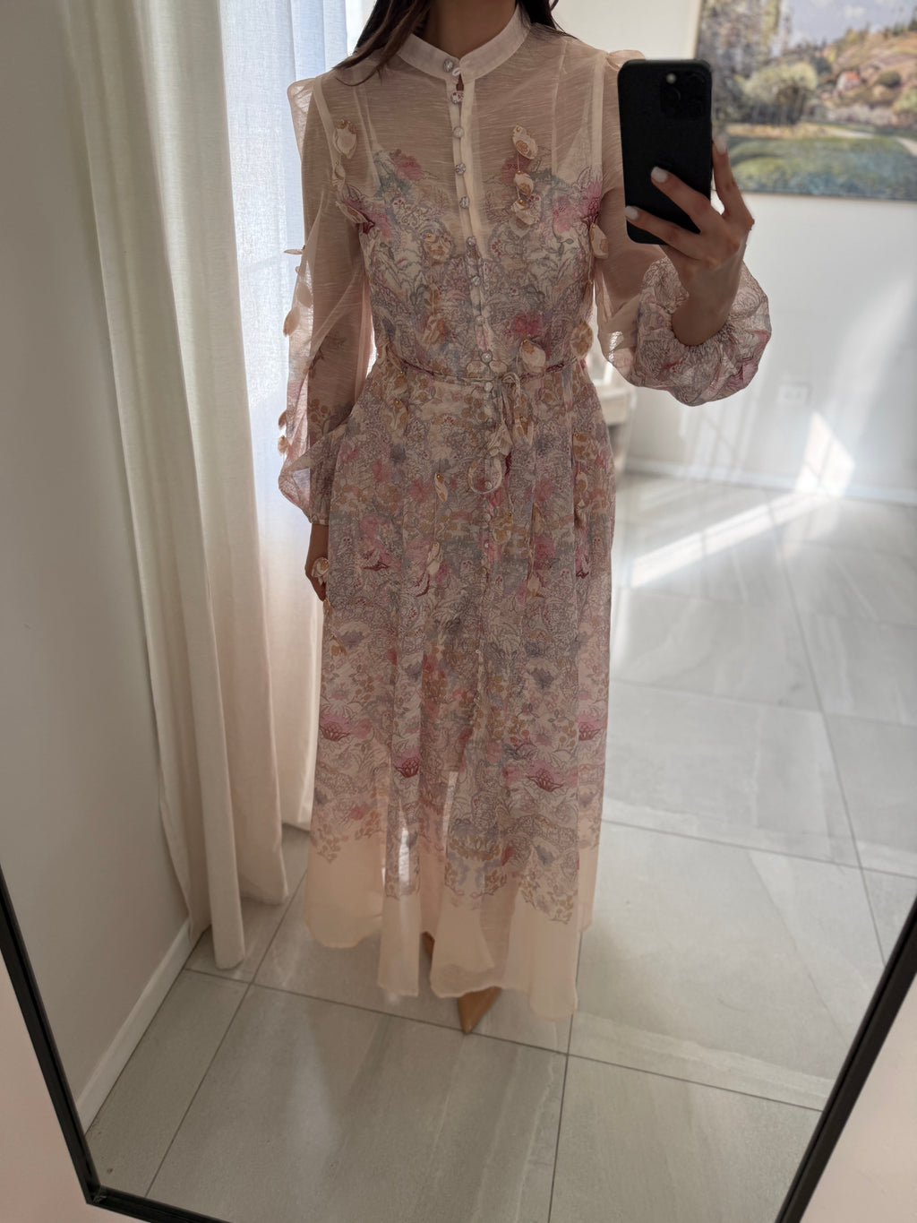Florenia Pink Maxi Dress