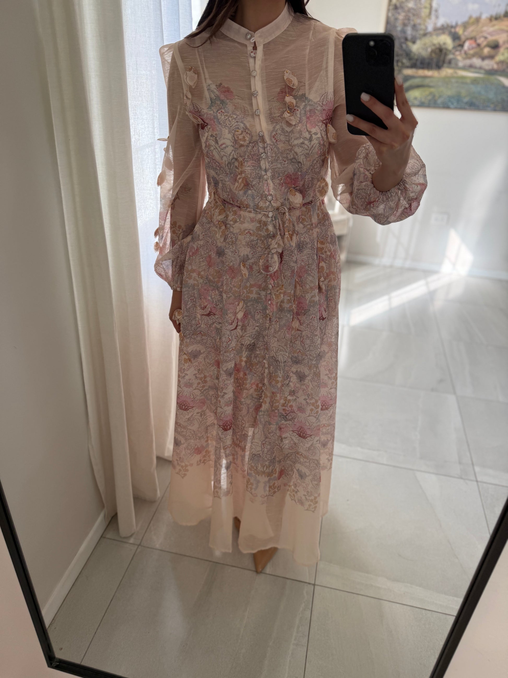 Florenia Pink Maxi Dress