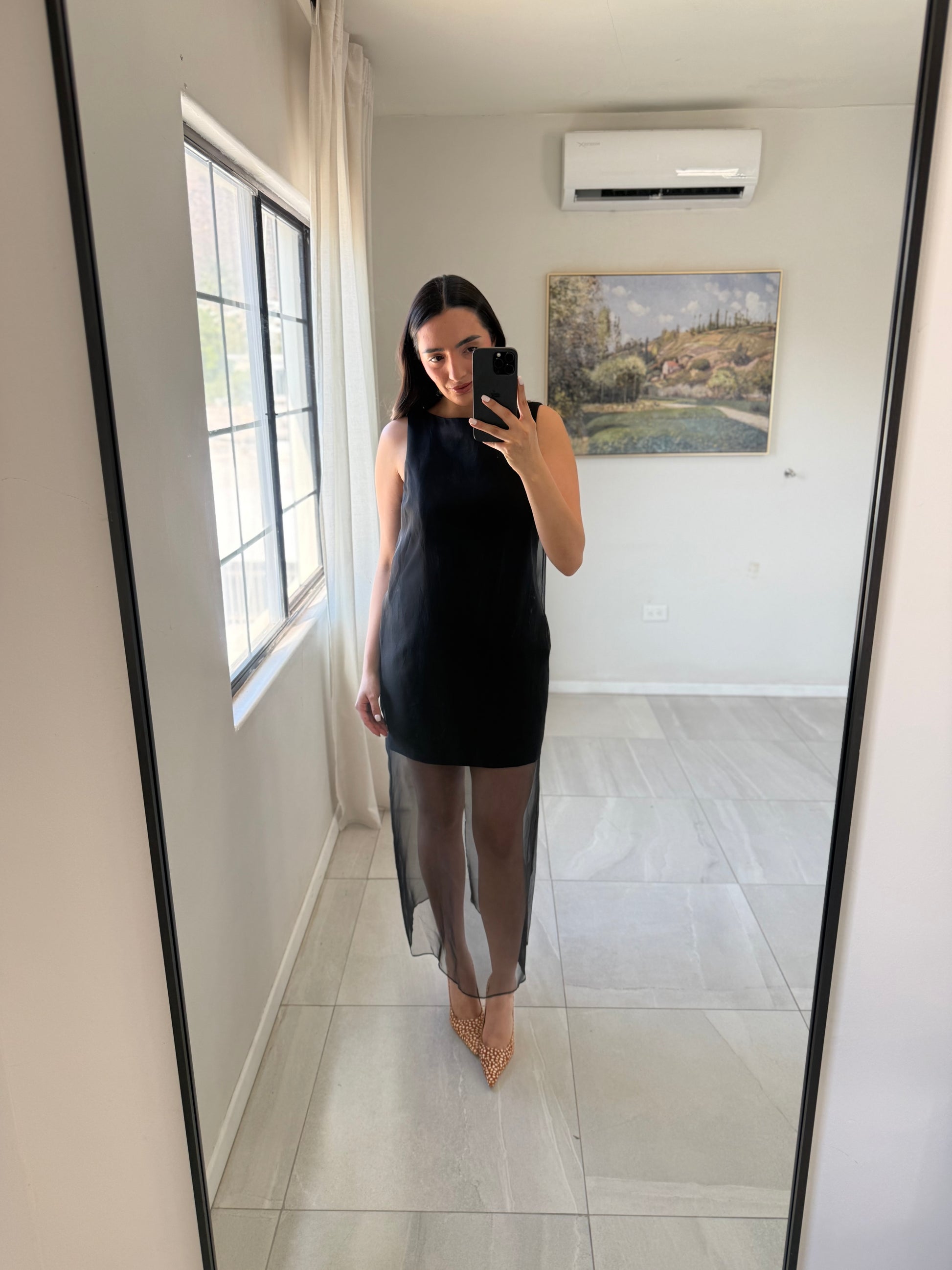 Morea Gaza Black Dress