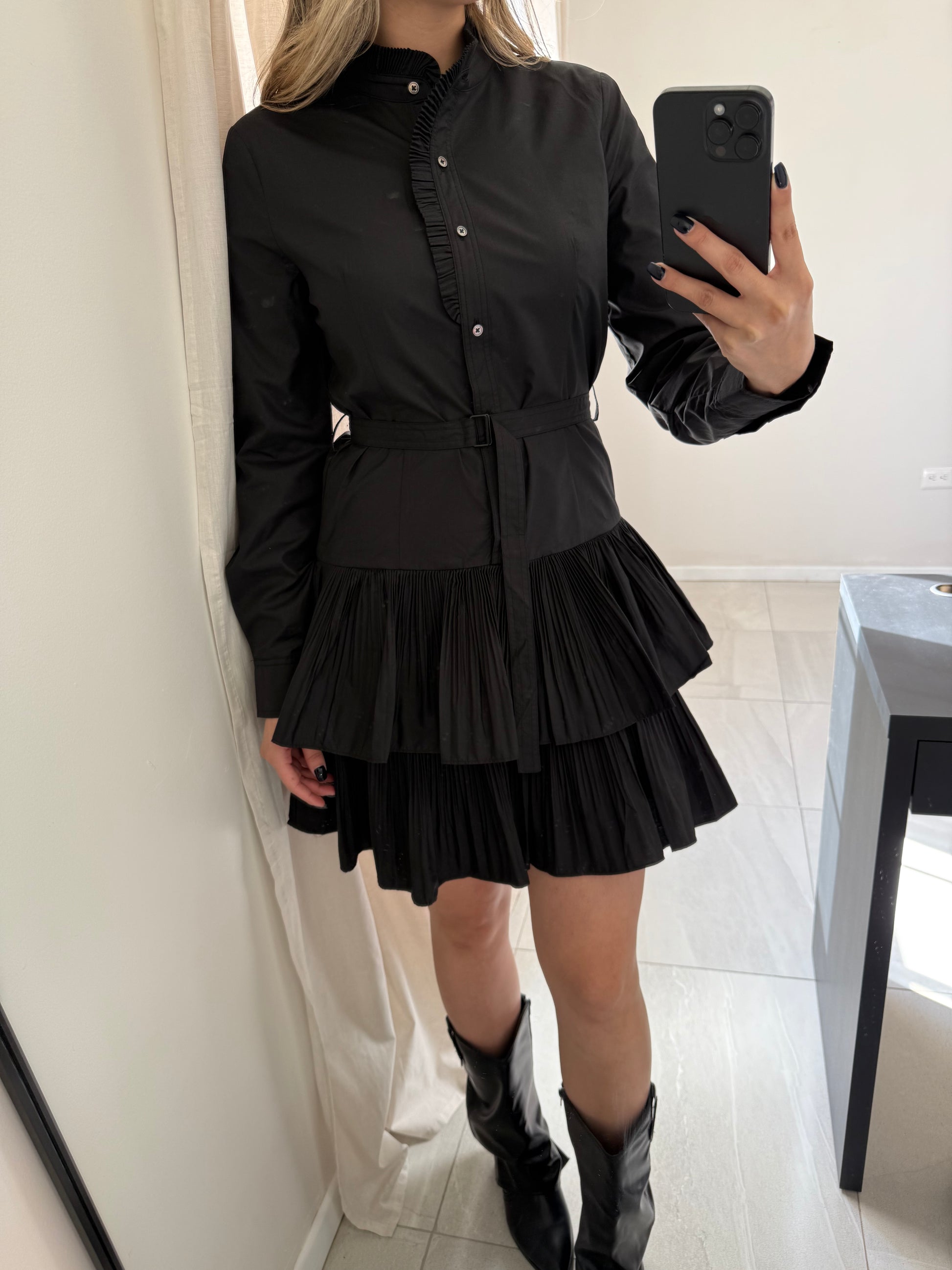 Black Paisley Dress